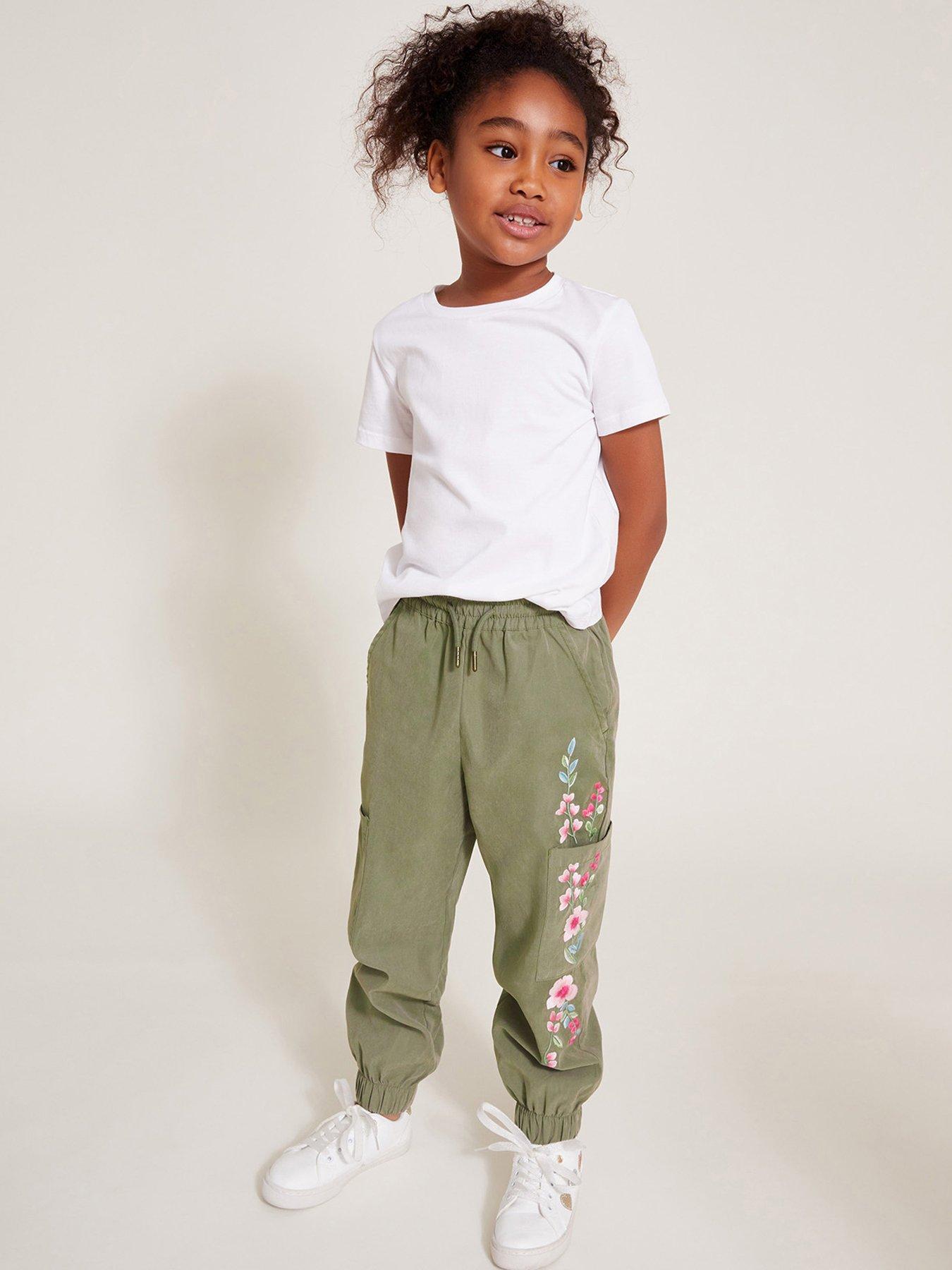 monsoon-girls-embroidered-cargo-joggers-greenstillFront