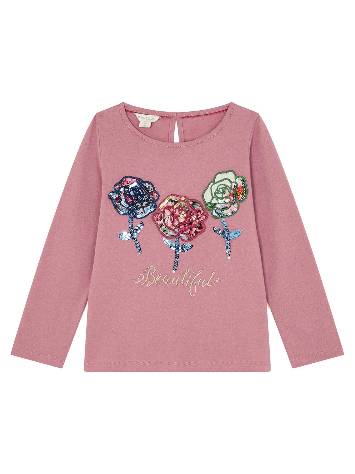 monsoon-girls-long-sleeve-sequin-flower-t-shirt-pinkstillFront