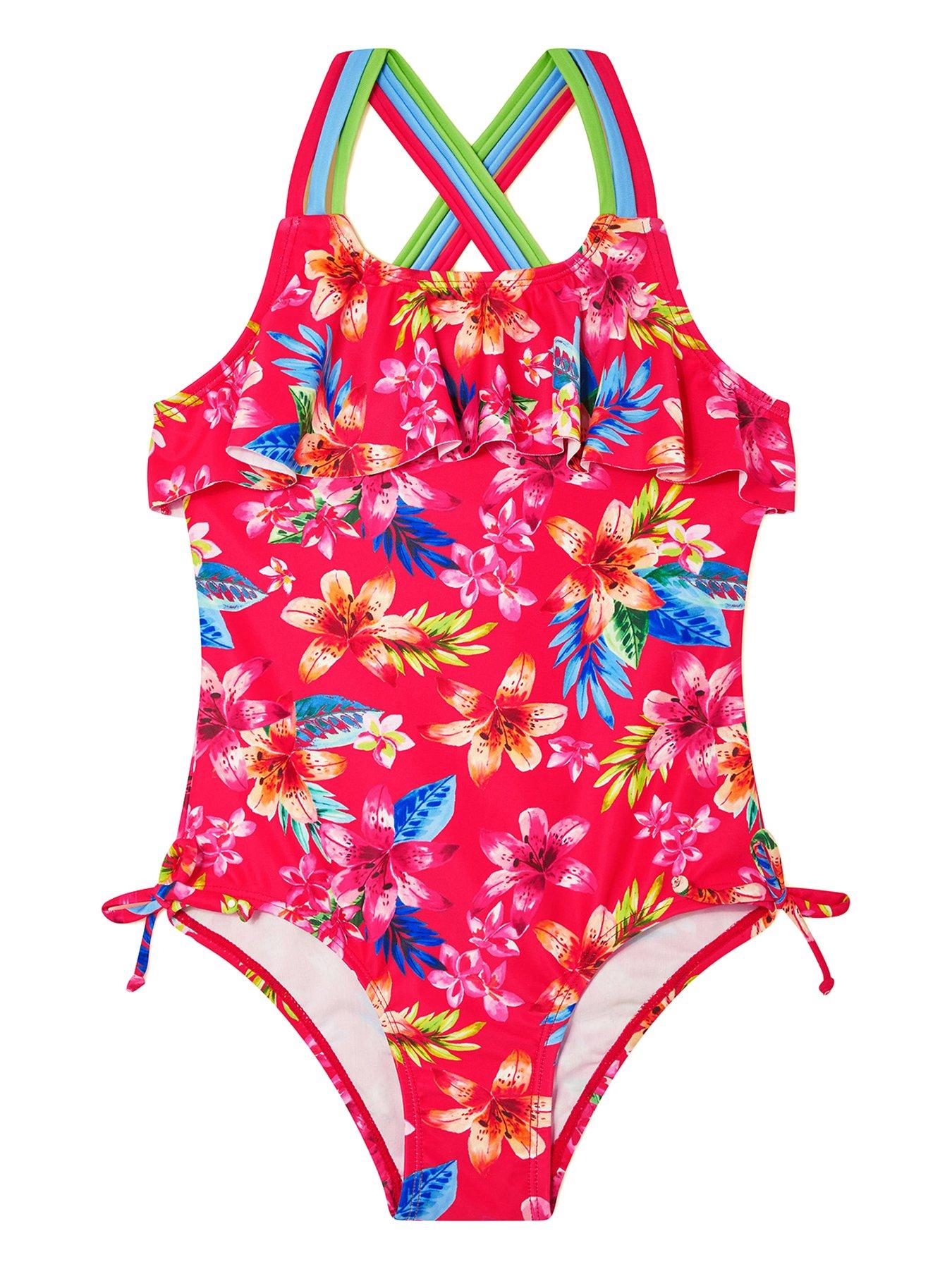 monsoon-girls-kendal-tropical-swimsuit-red