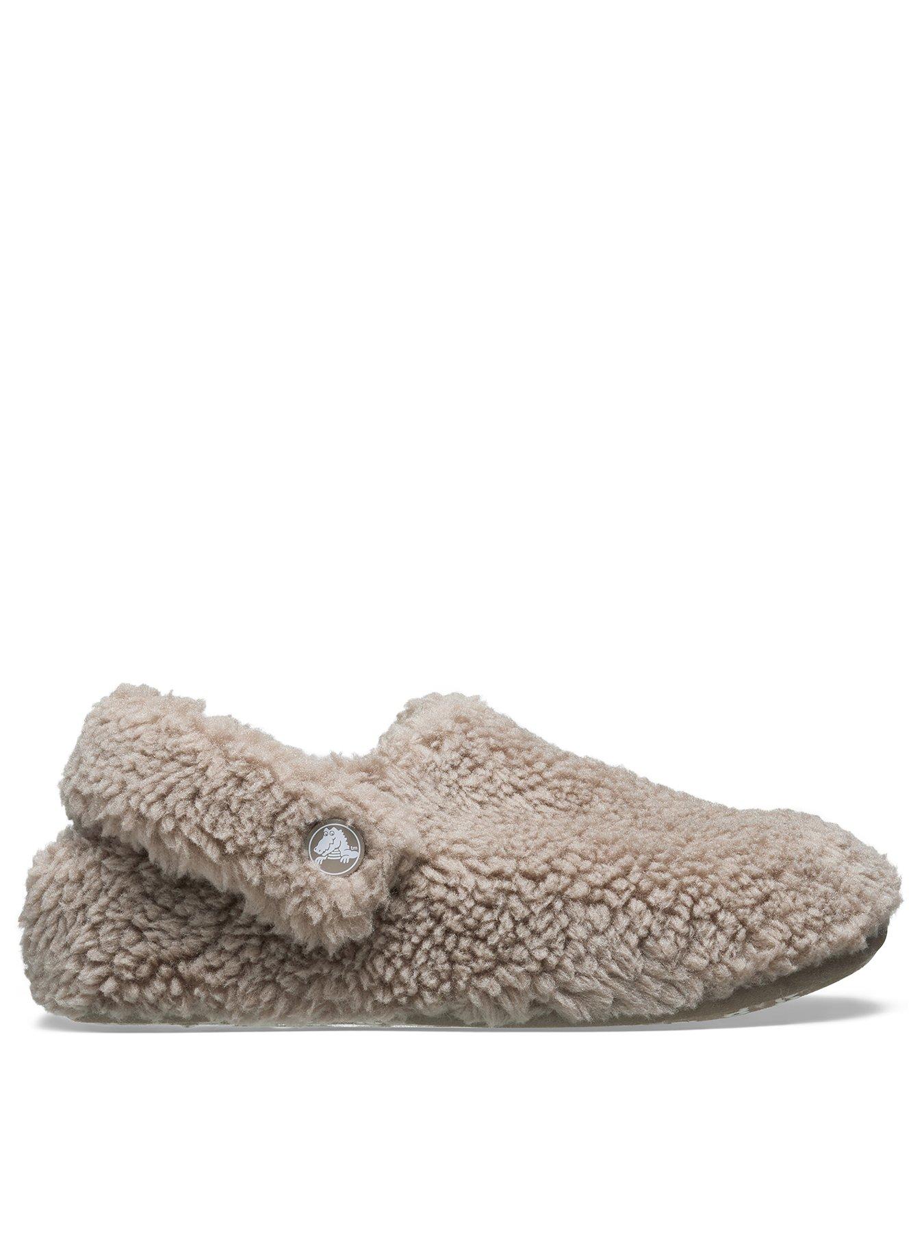 crocs-kids-classic-cozzzy-slipper-brown