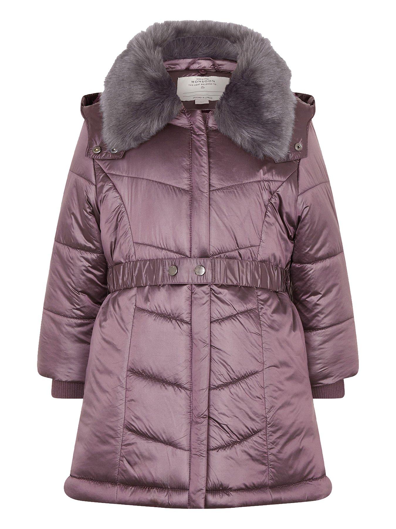 monsoon-girls-metallic-chevron-faux-fur-collar-coat-purple