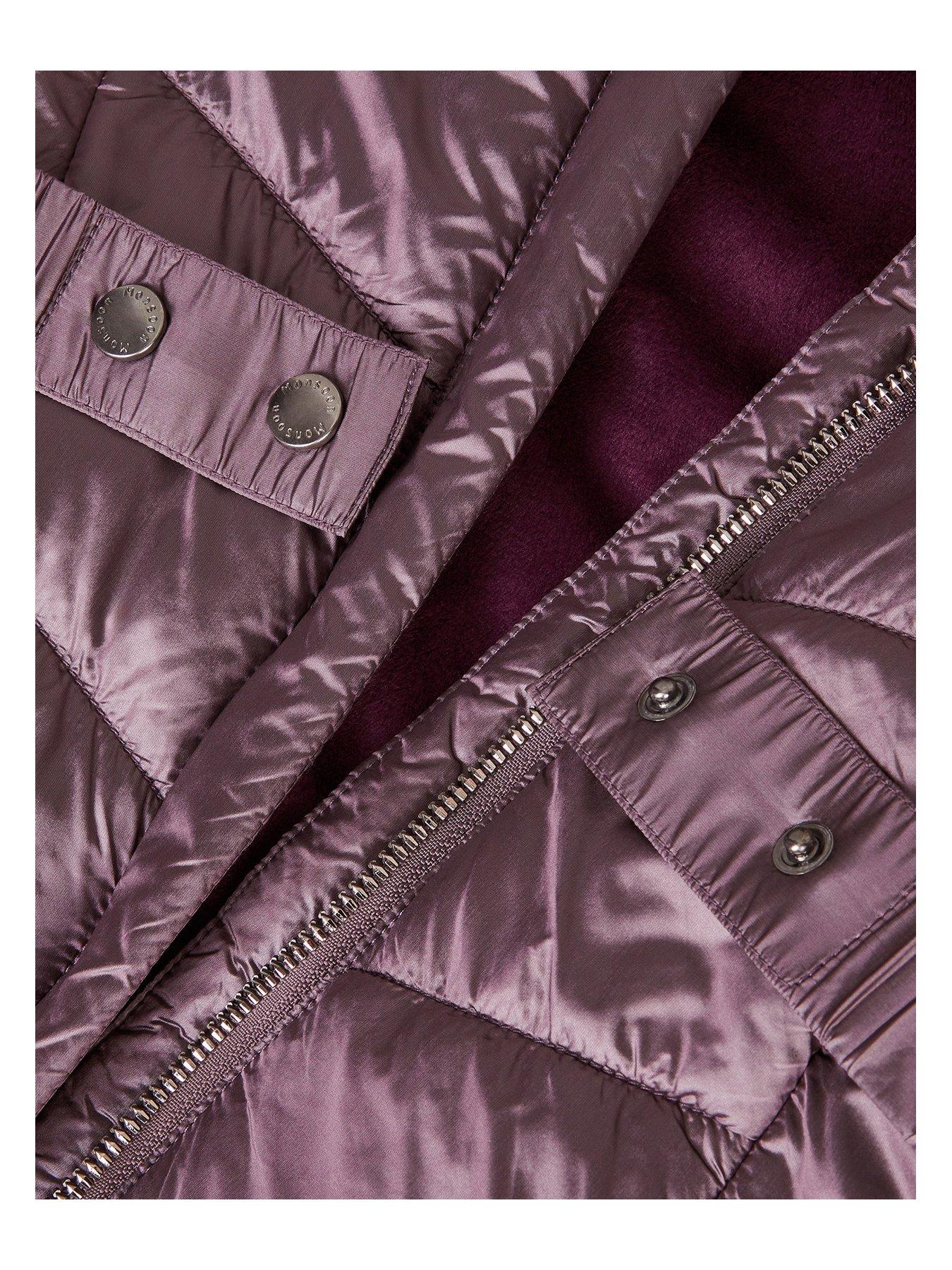 Monsoon purple coat best sale