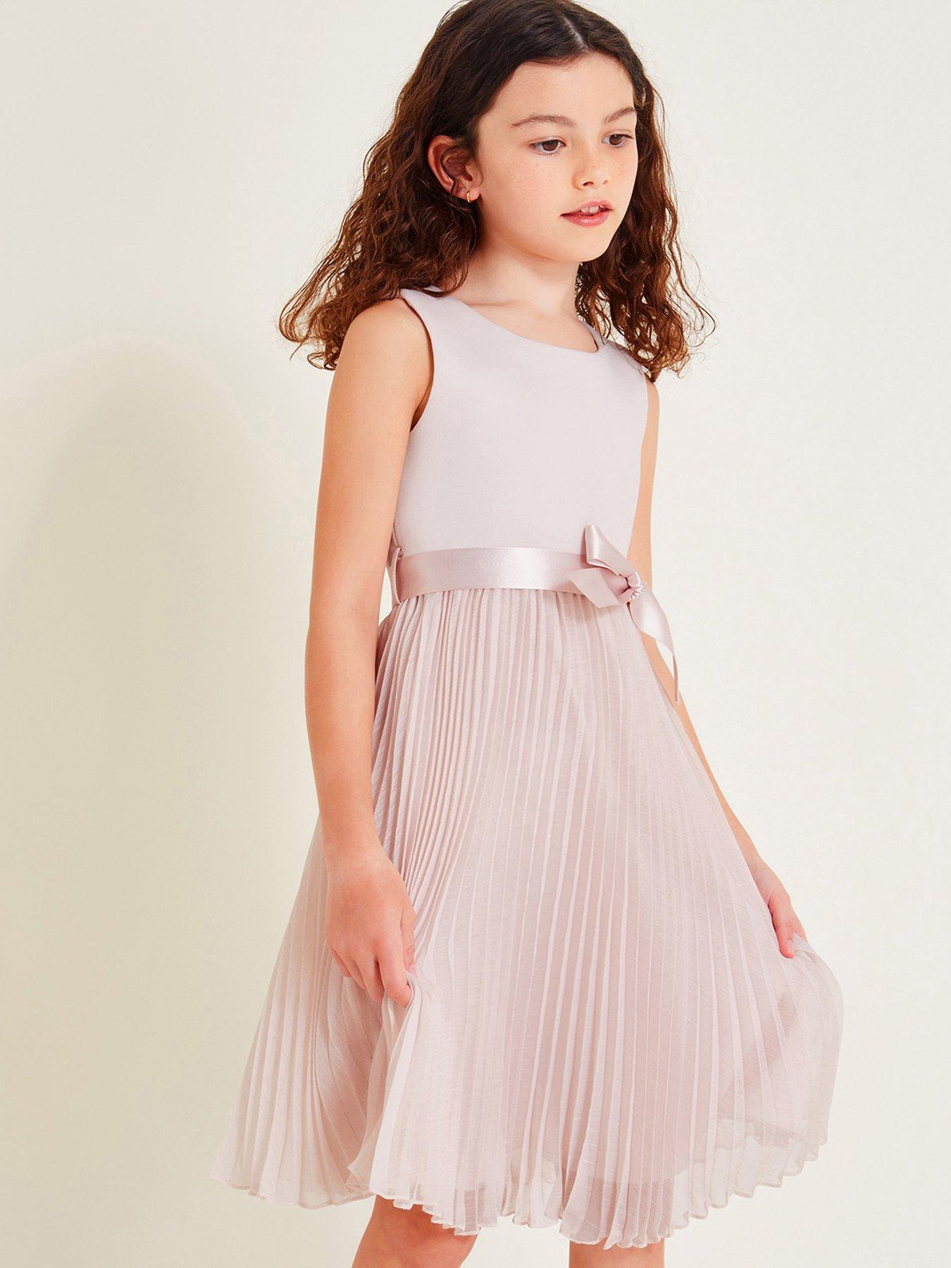 monsoon-girls-sally-scuba-pleated-dress-pinkfront