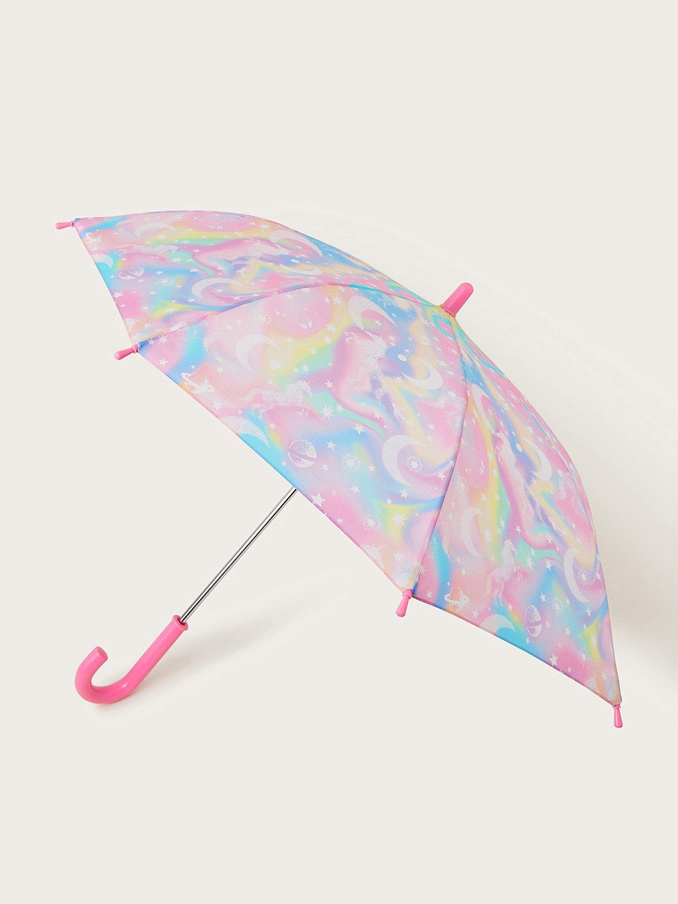 Monsoon Girls Rainbow Galaxy Umbrella - Multi