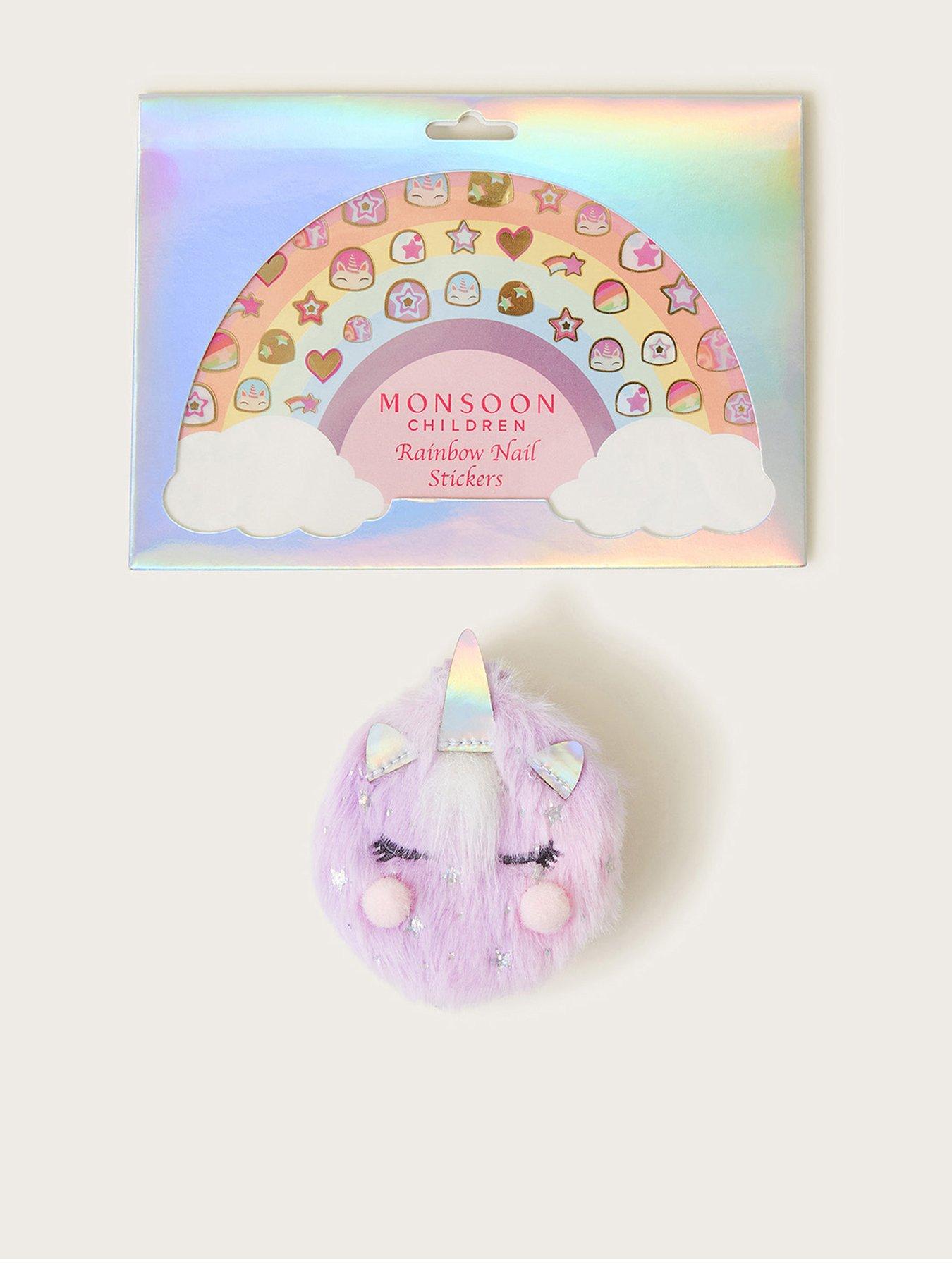 monsoon-girls-ombre-unicorn-hair-brush-and-nail-stickers-gift-set-multi