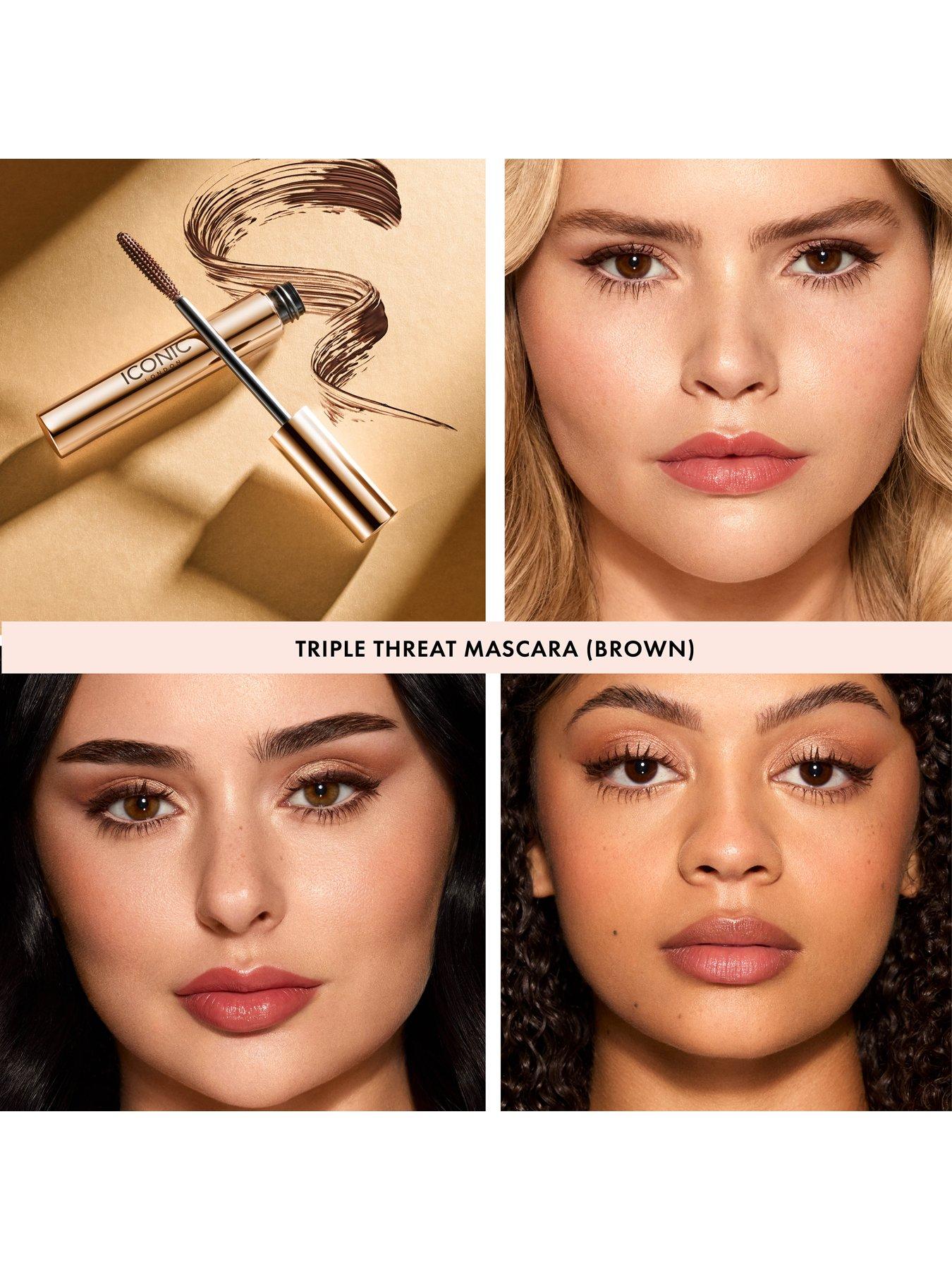 Image 2 of 6 of Iconic London ICONIC London Triple Threat Mascara Brown
