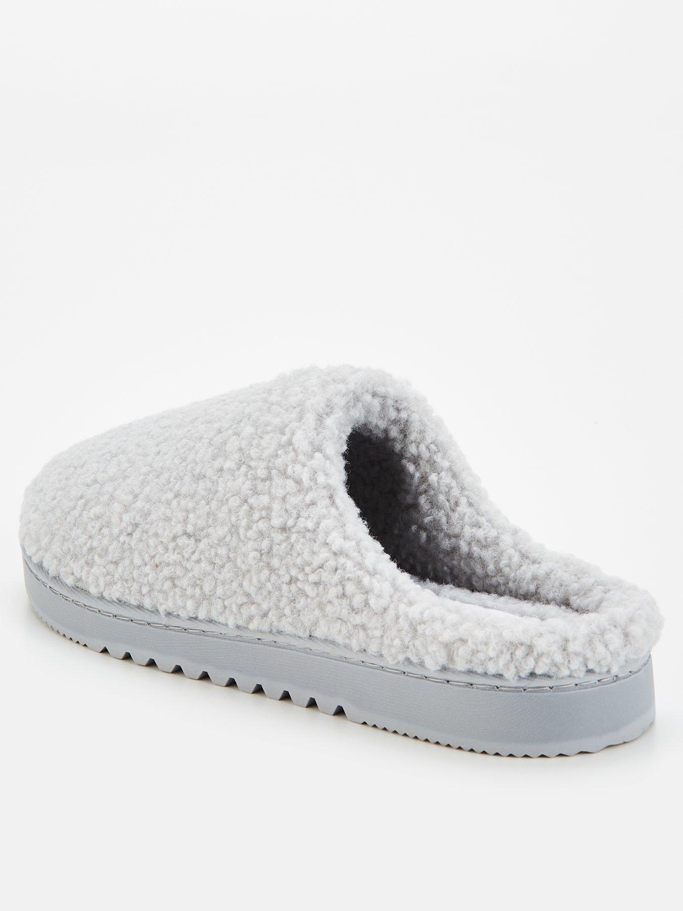 v-by-very-borg-mule-slipper-greyback