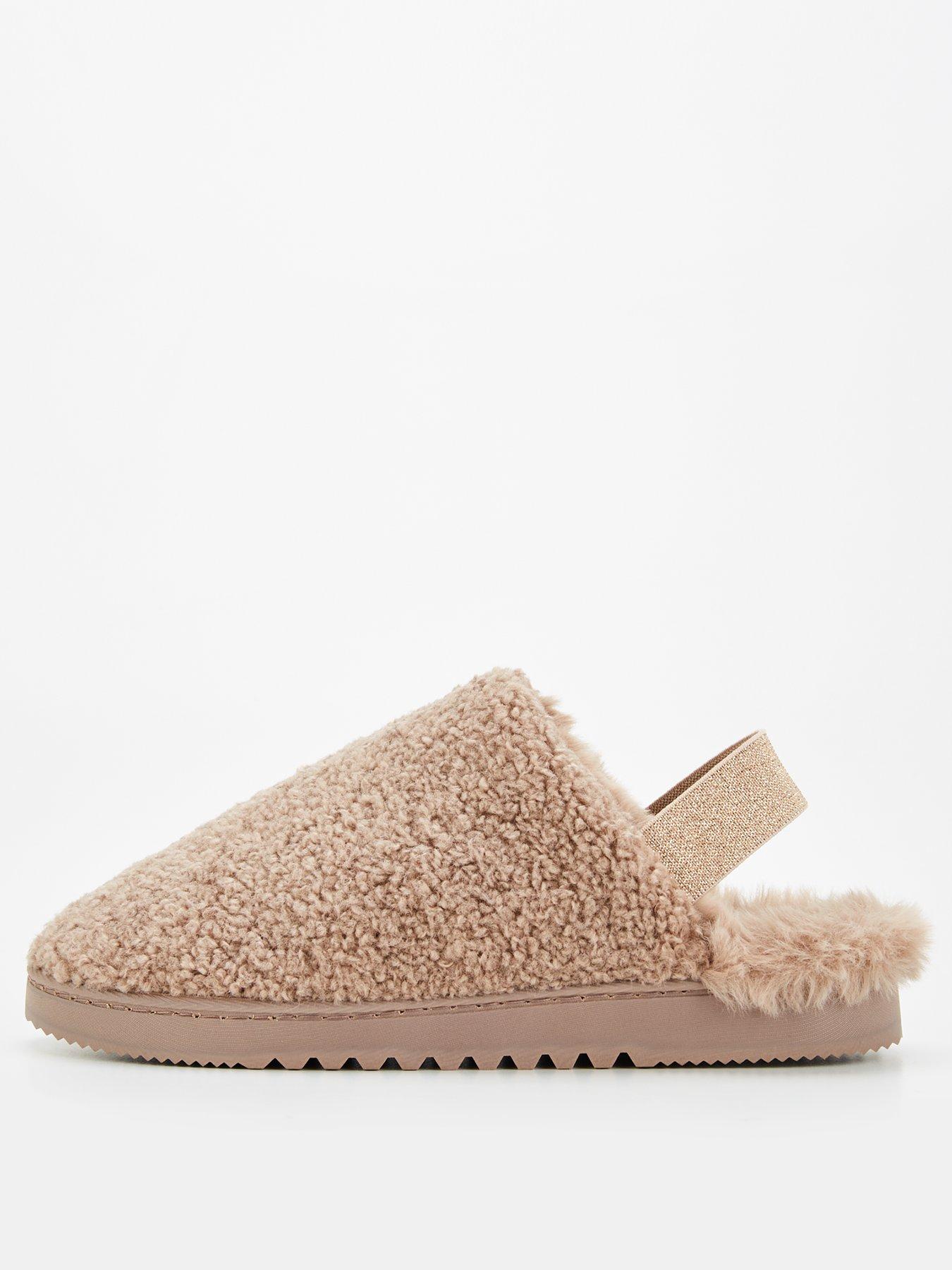 everyday-borg-mule-slipper-with-elastic-strap-minkstillFront