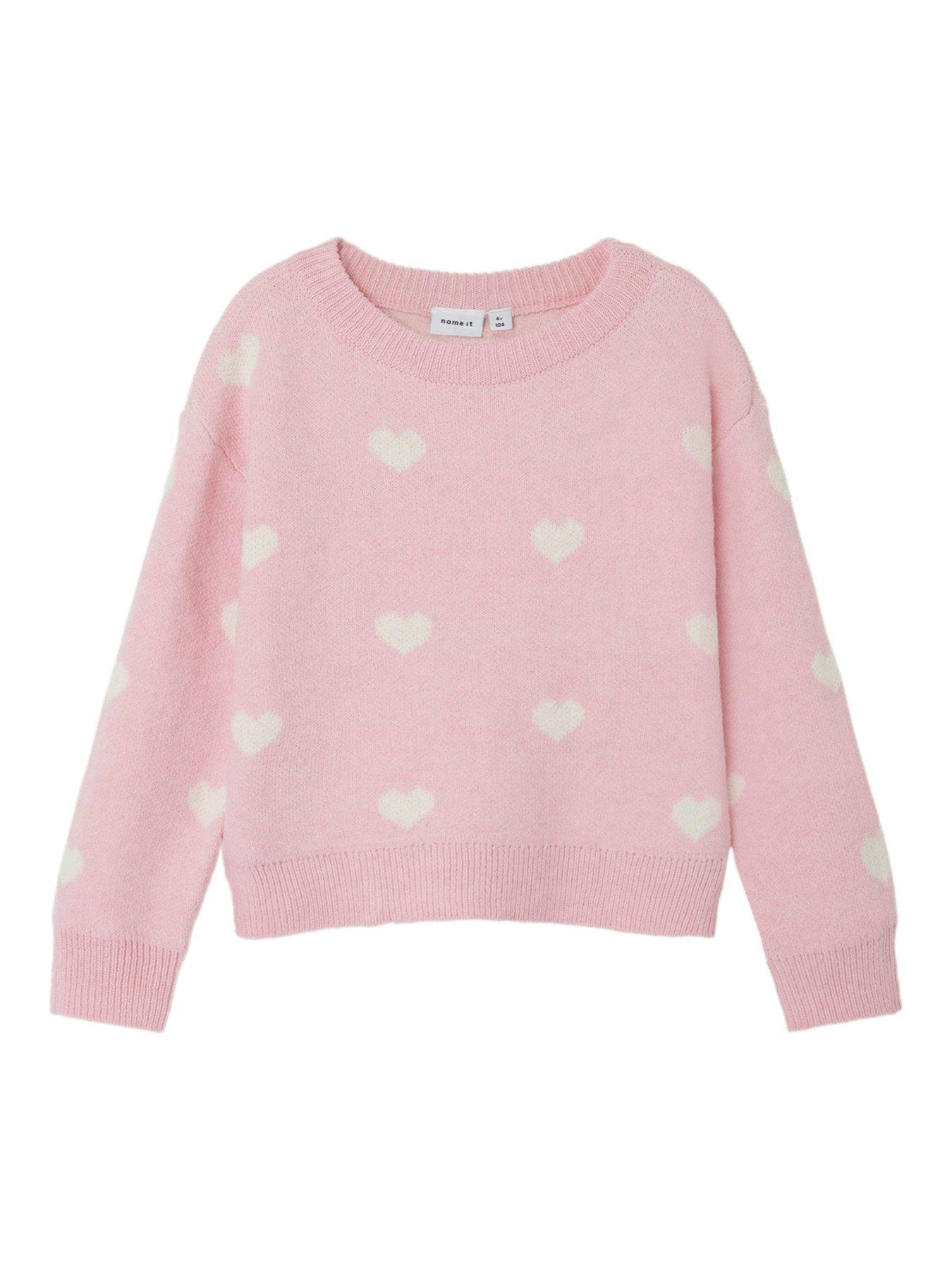 name-it-mini-girls-heart-knitted-jumper-roseate-spoonbillstillFront