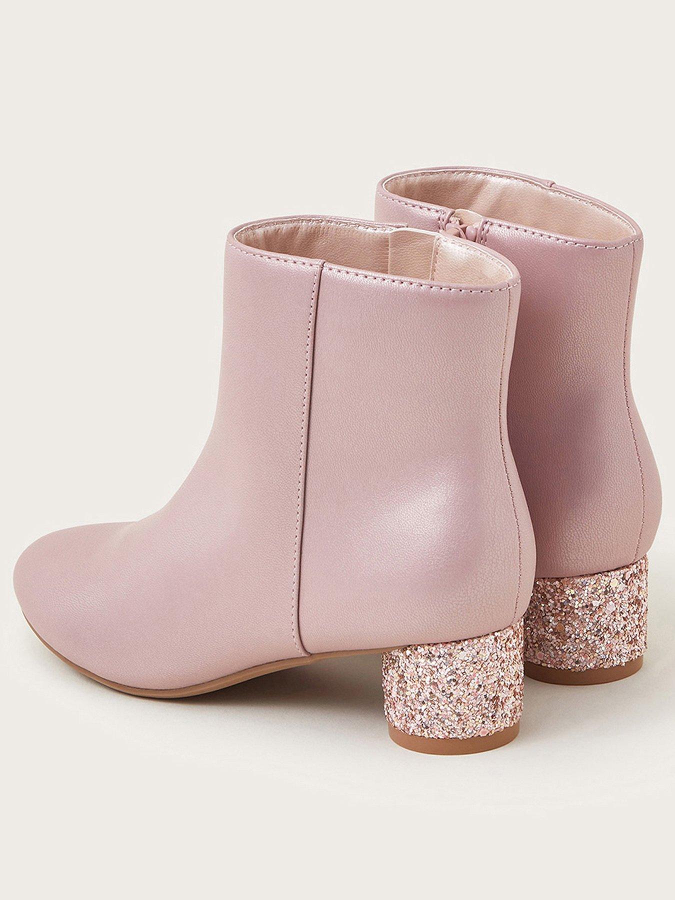 monsoon-girls-shimmer-heel-boots-pinkback