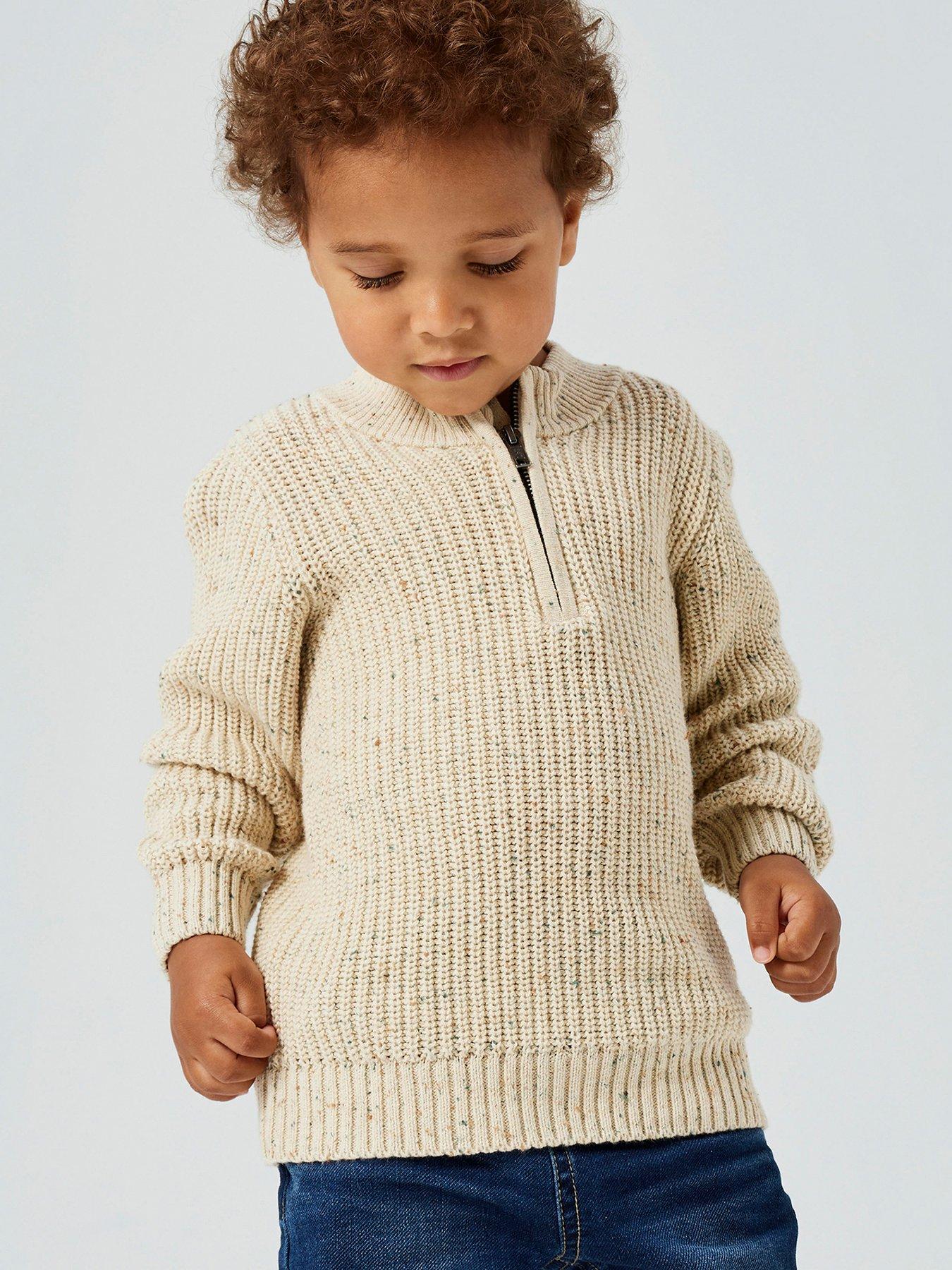 name-it-mini-boys-half-zip-knitted-jumper-summer-sand