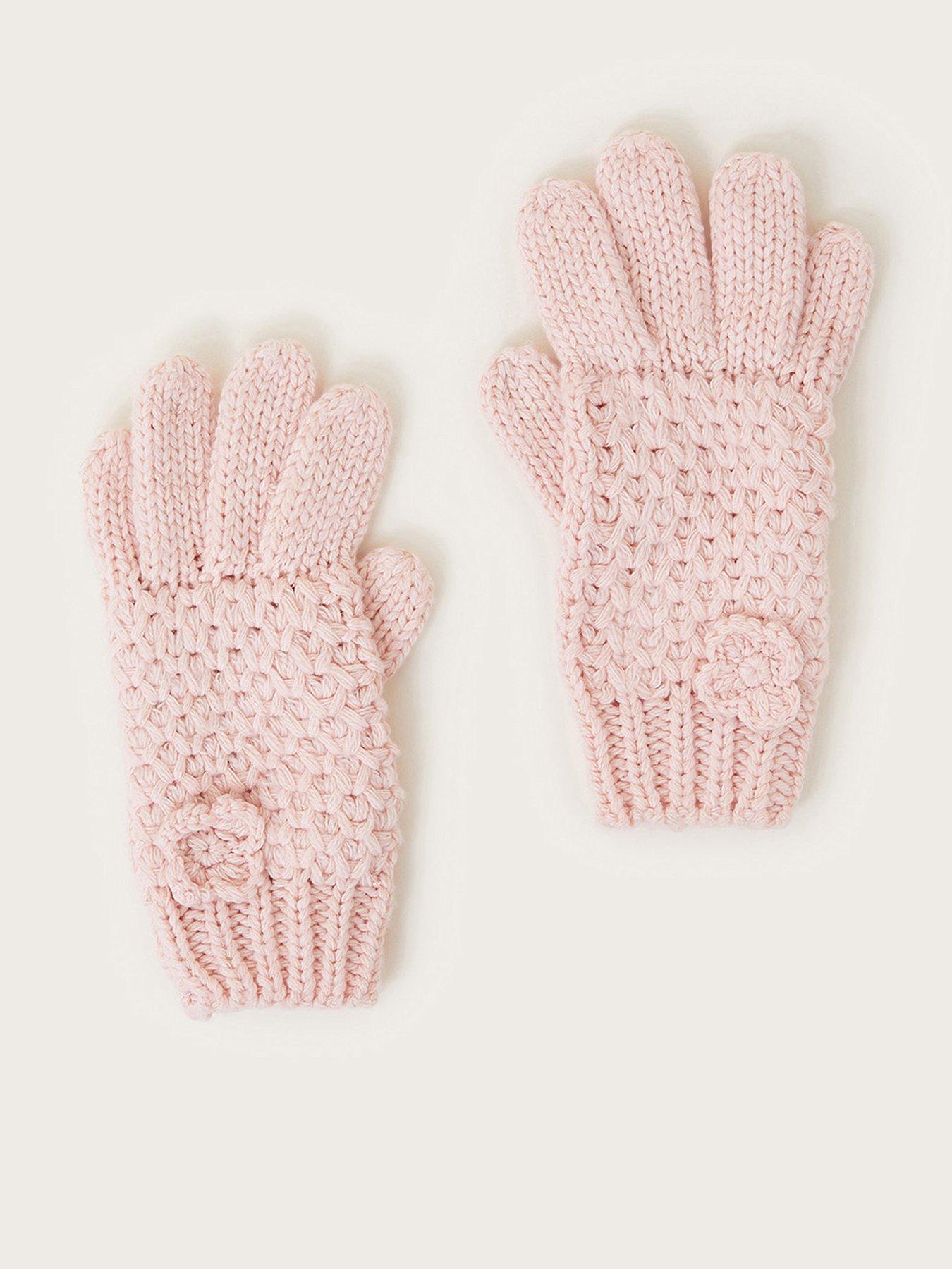 monsoon-girls-flowernbspgloves-pink