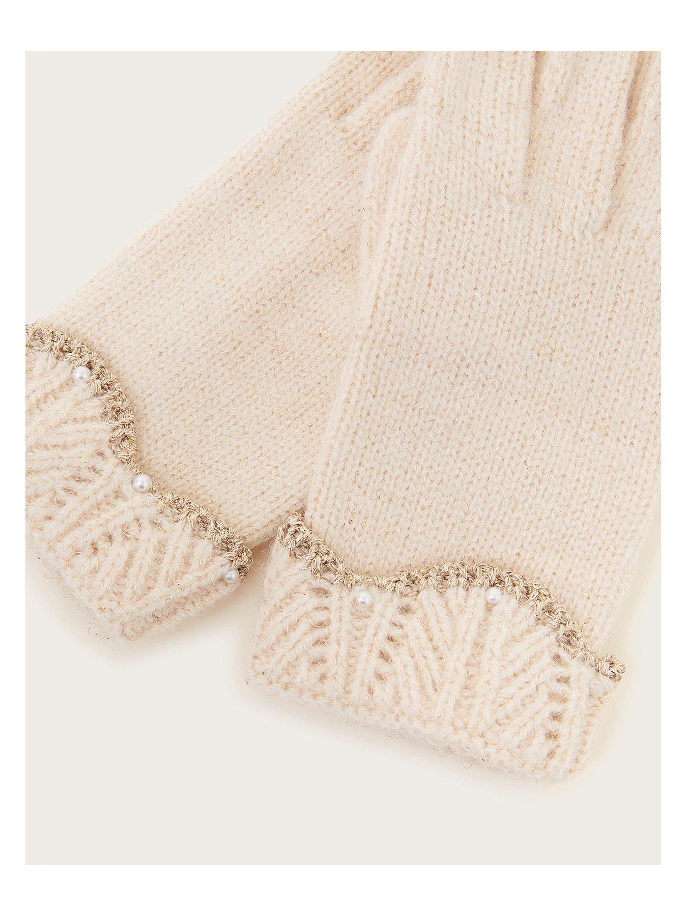 Image 2 of 2 of Monsoon Girls Gloves - Beige