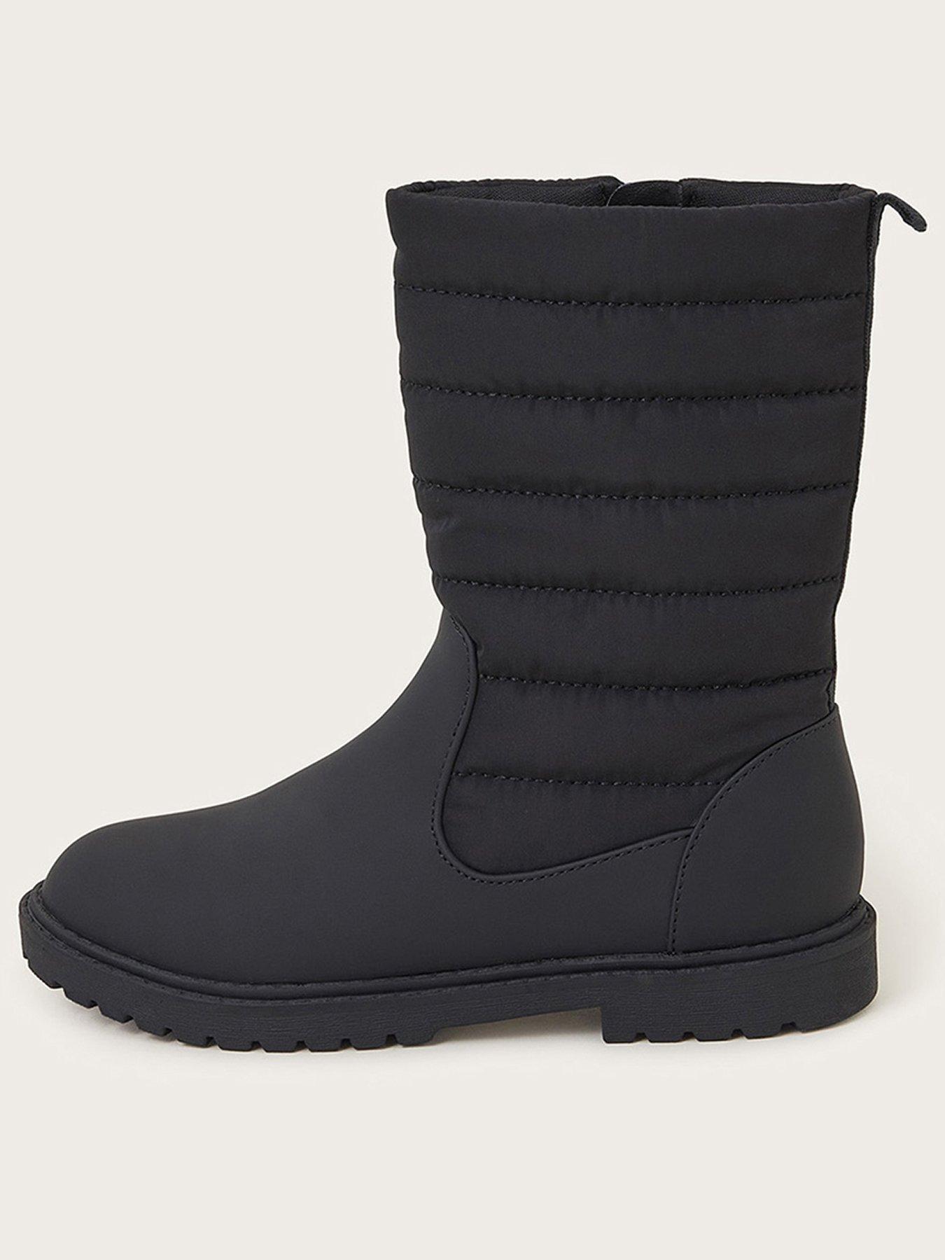 monsoon-girls-quilted-boots-blackfront