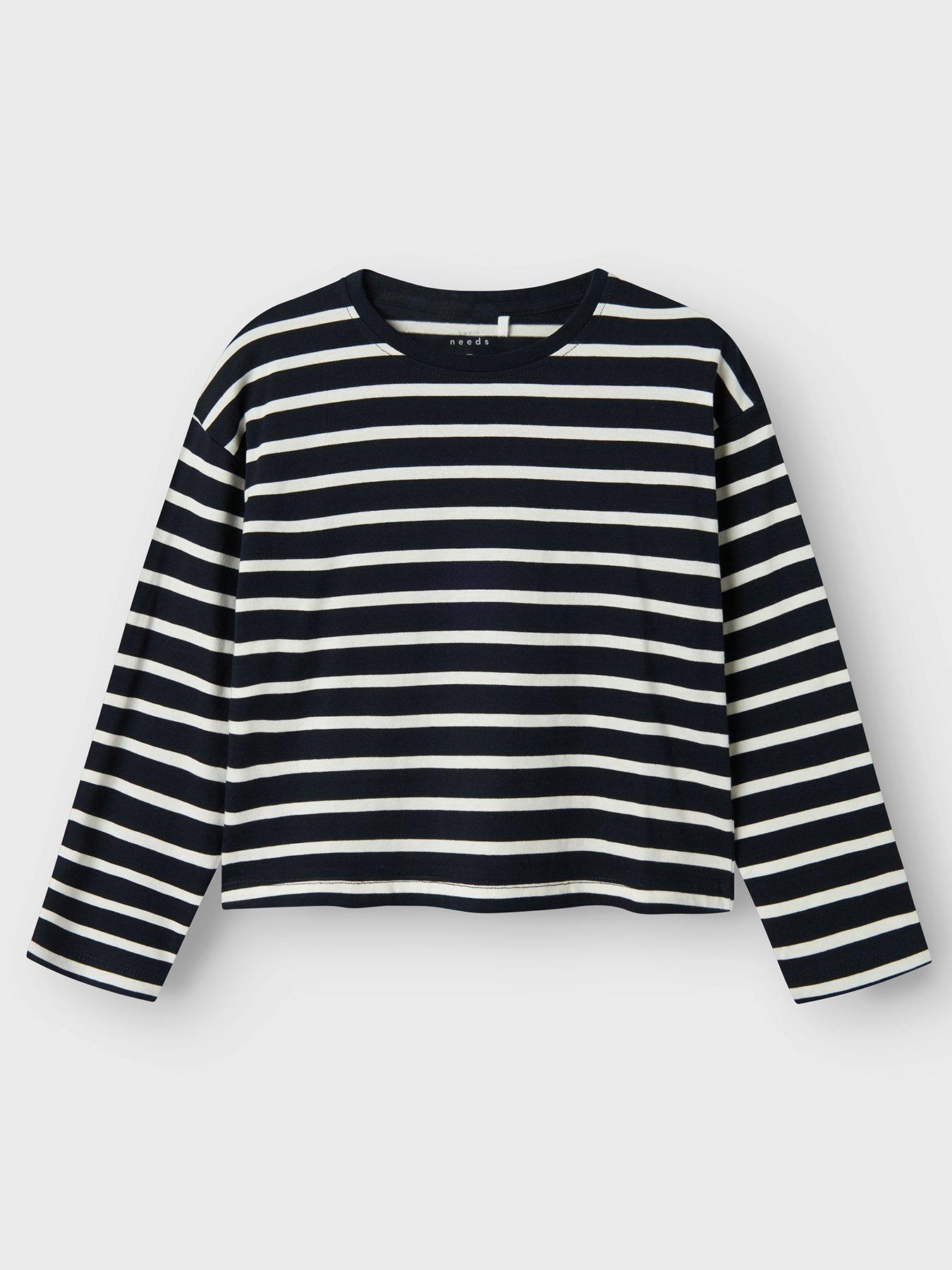 name-it-girls-long-sleeve-stripe-tshirt-dark-sapphire