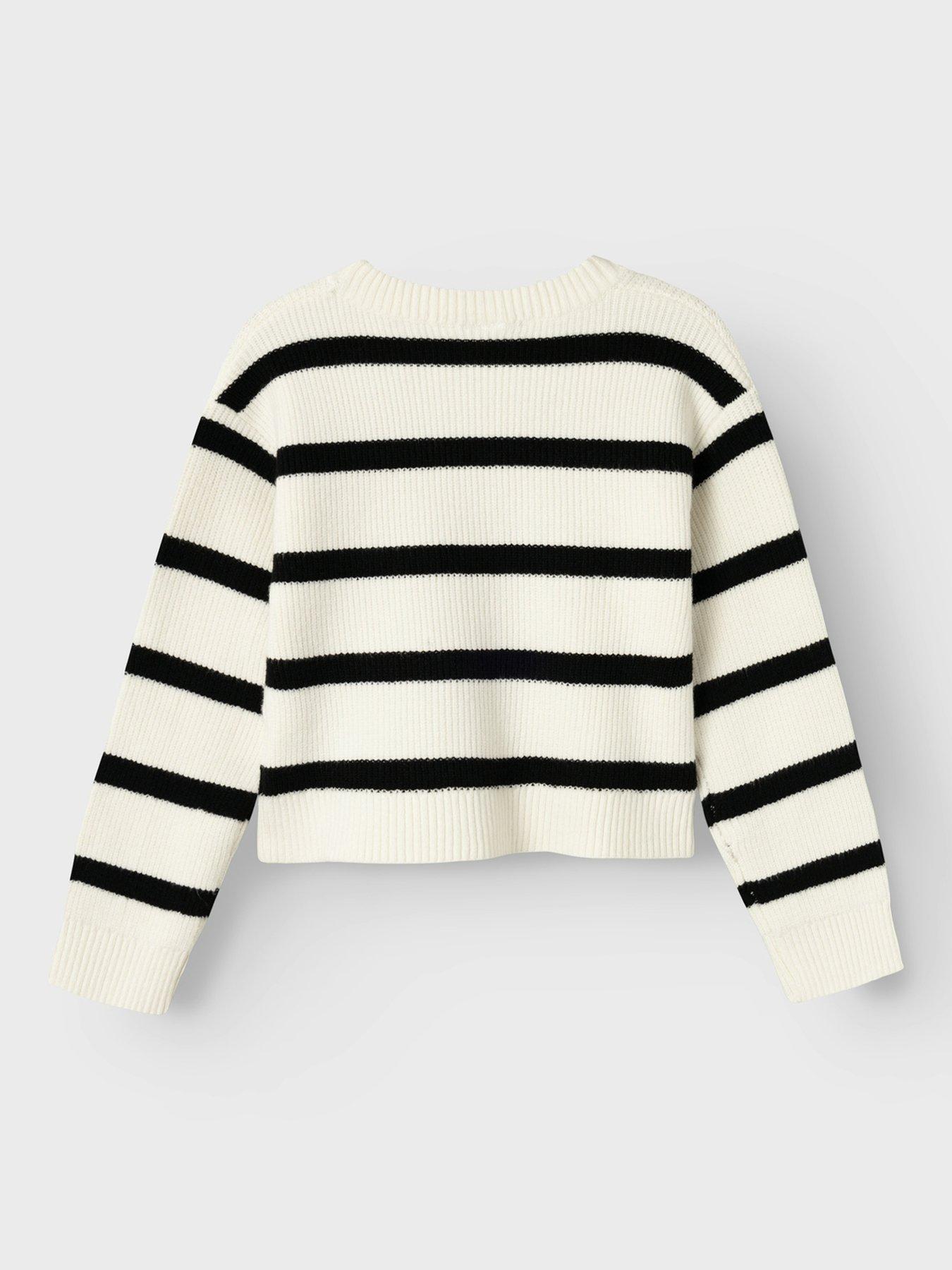 name-it-girls-stripe-knitted-jumper-jet-stream-creamback