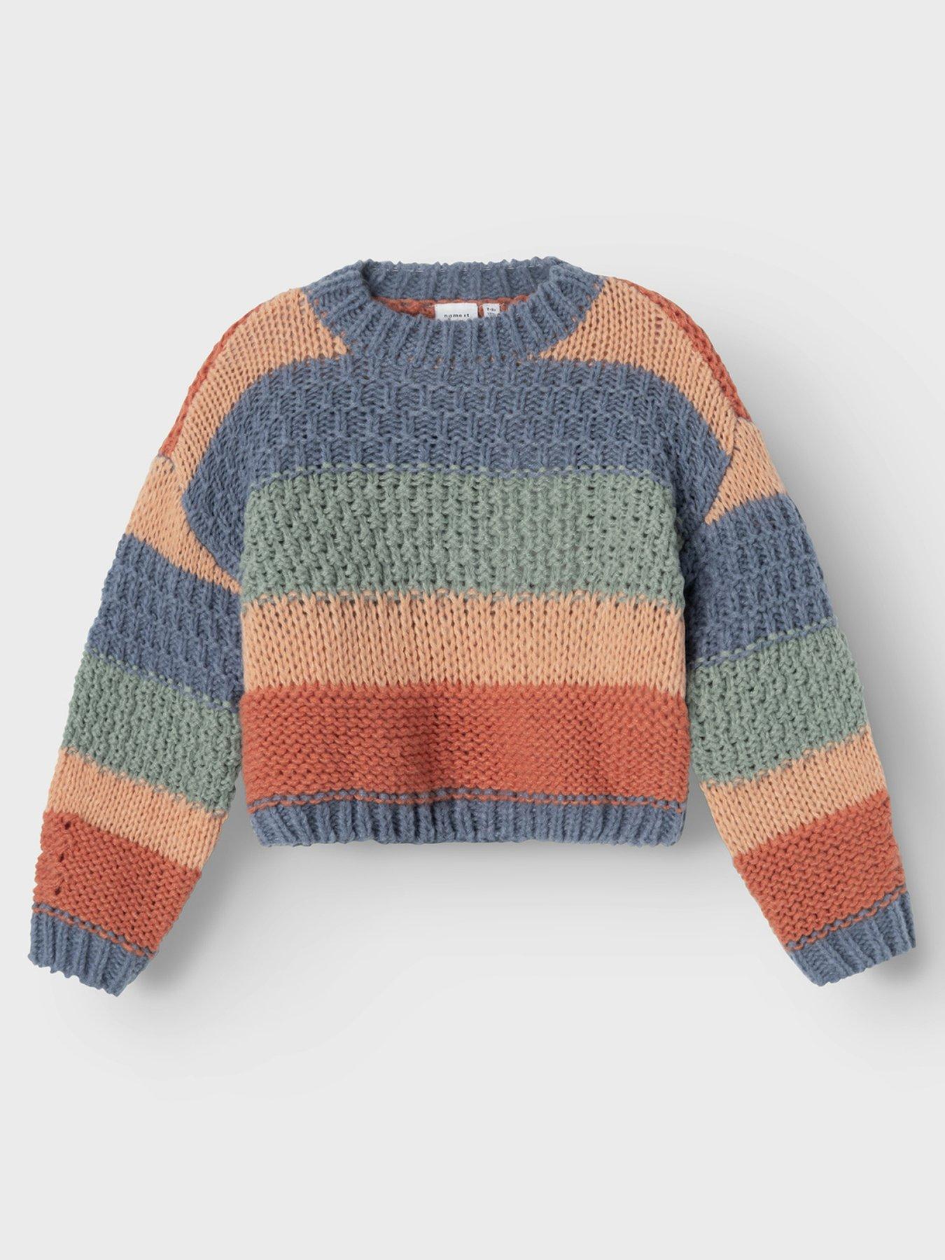 name-it-girls-multi-stripe-knitted-jumper-wild-wind