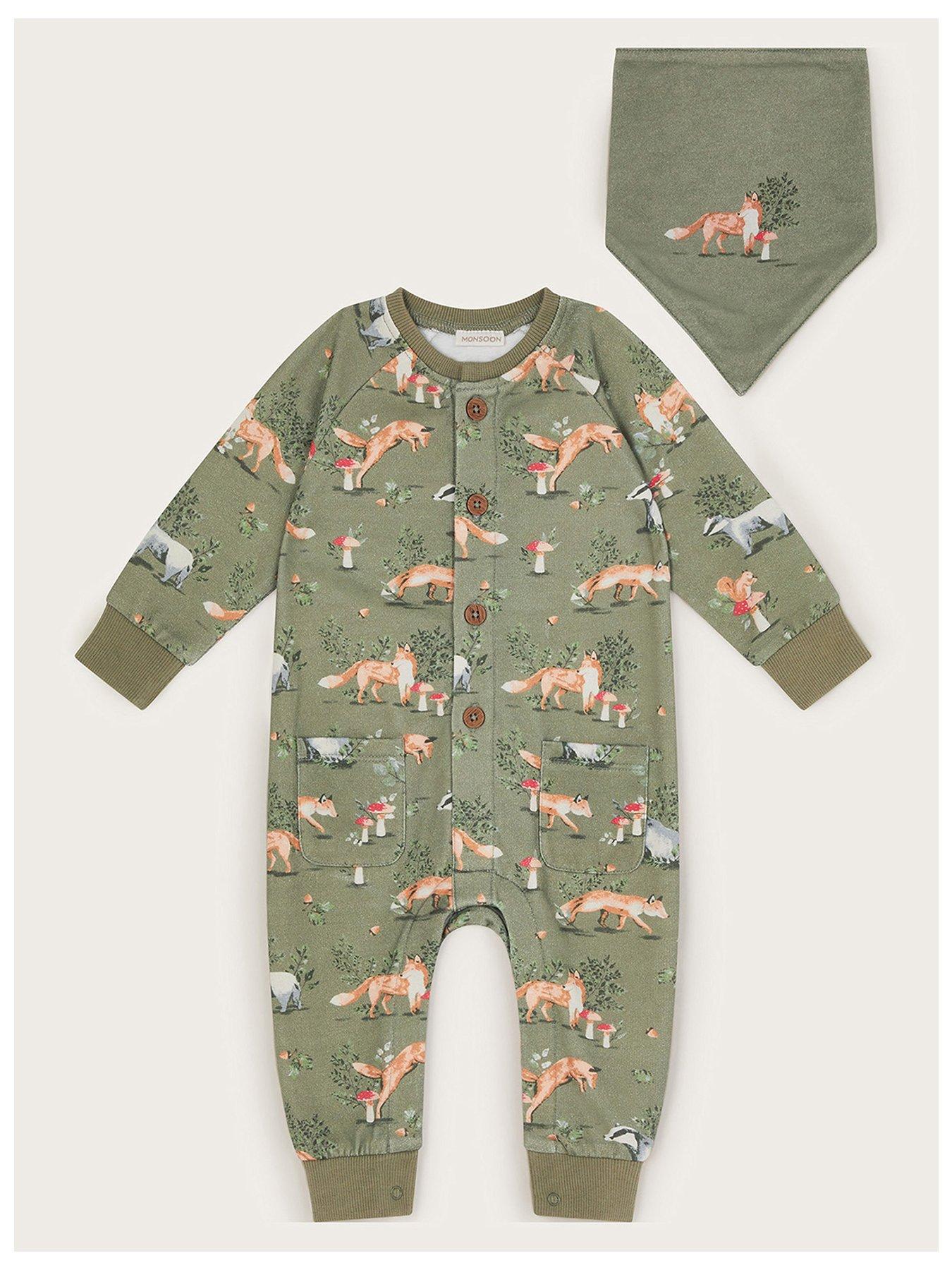 monsoon-baby-boys-fox-romper-with-bib-set-green