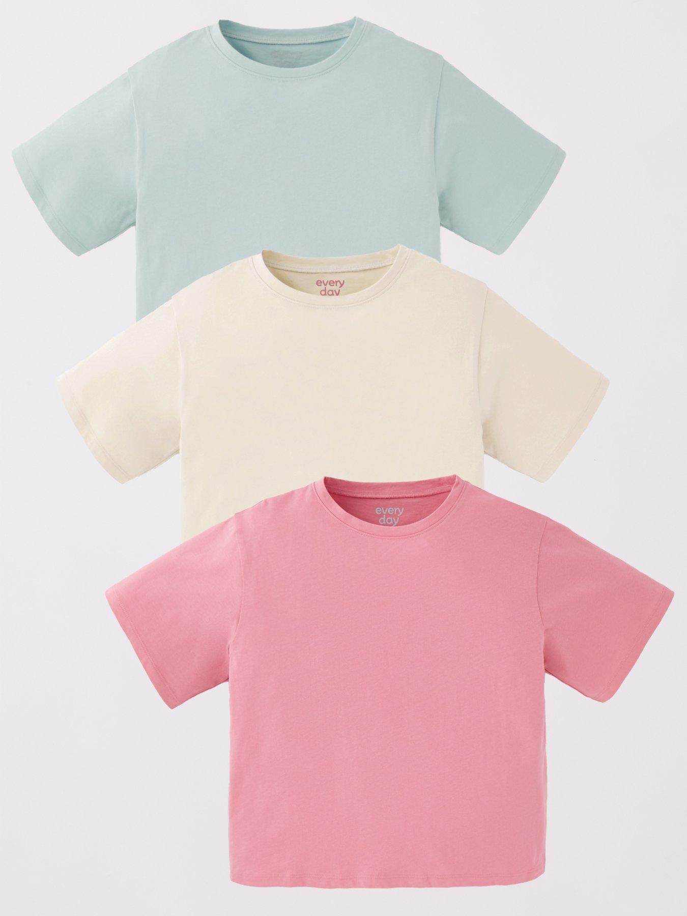 Everyday Girls 3 Pack T-Shirt - Multi