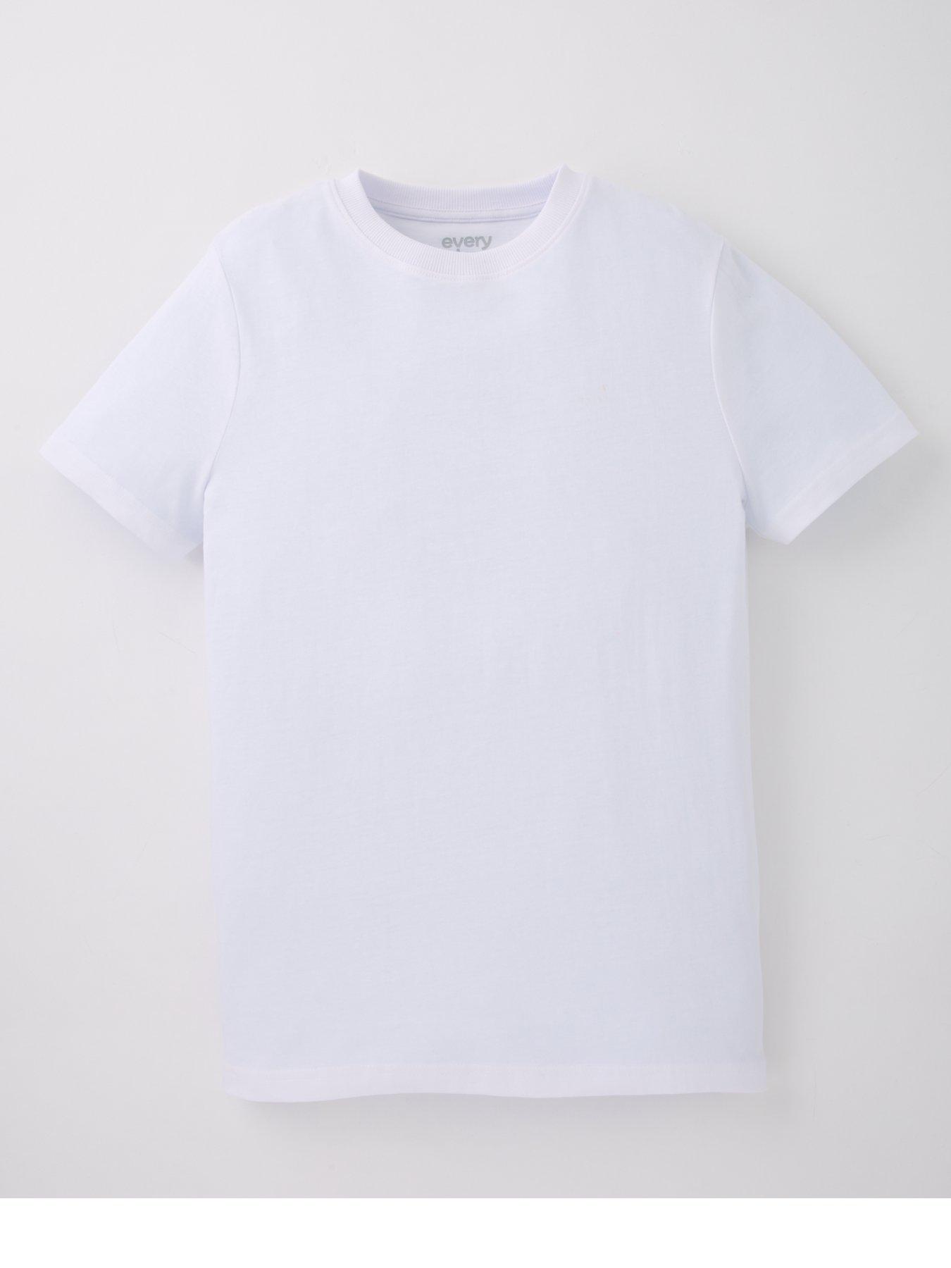 Image 3 of 4 of Everyday Boys 3 Pack Solid Short Sleeve T-Shirt - Multi