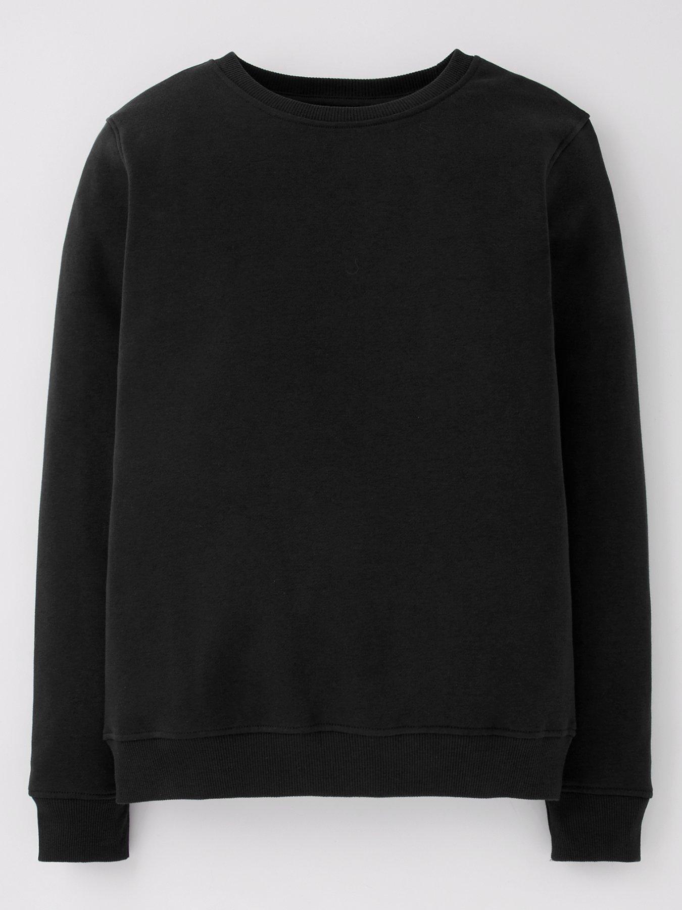 Image 2 of 6 of The Very Collection Boys Crew Sweatshirt - Black