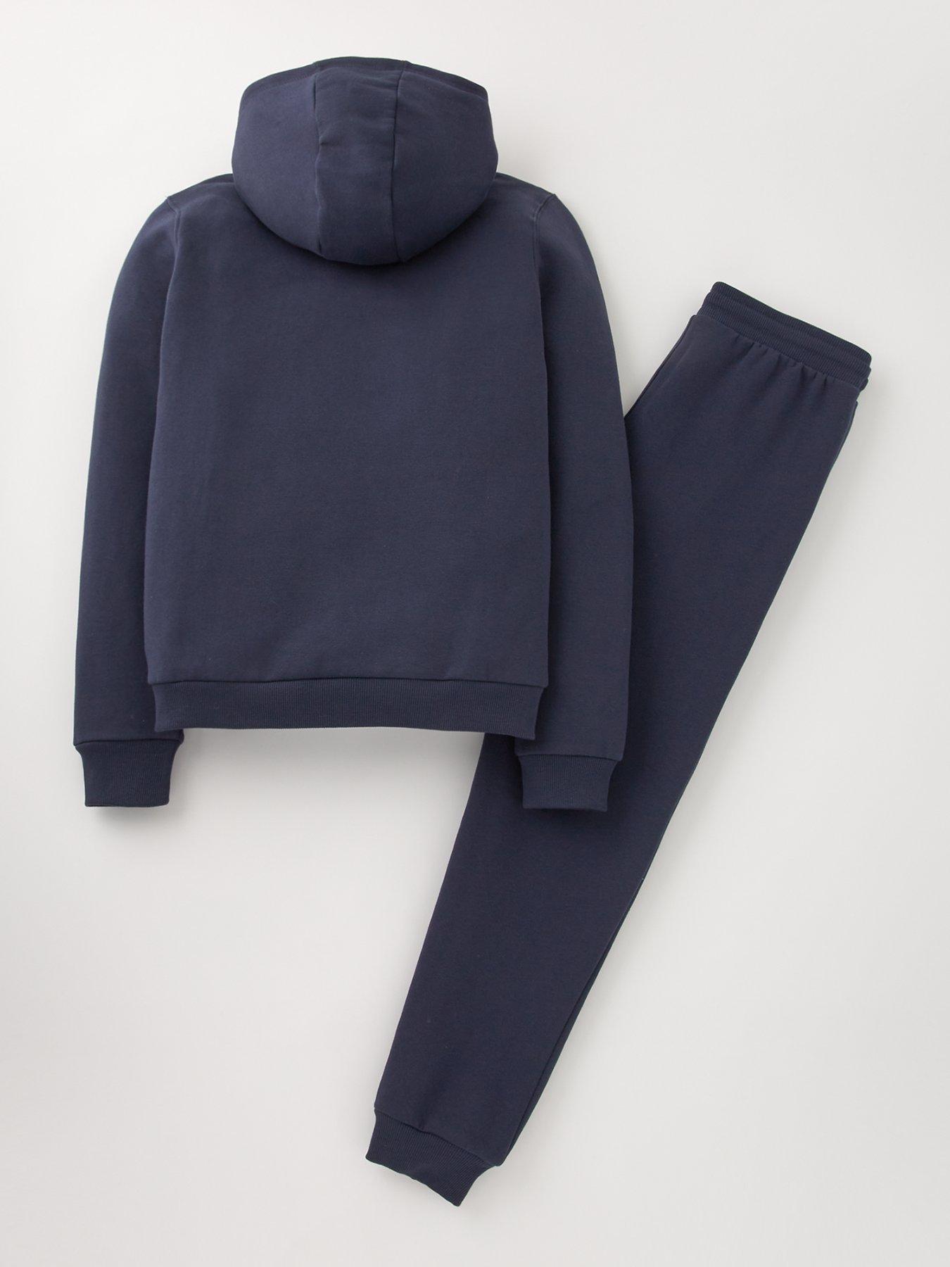 Image 2 of 5 of Everyday Boys Sweat Hoodie And Jog Set - Navy