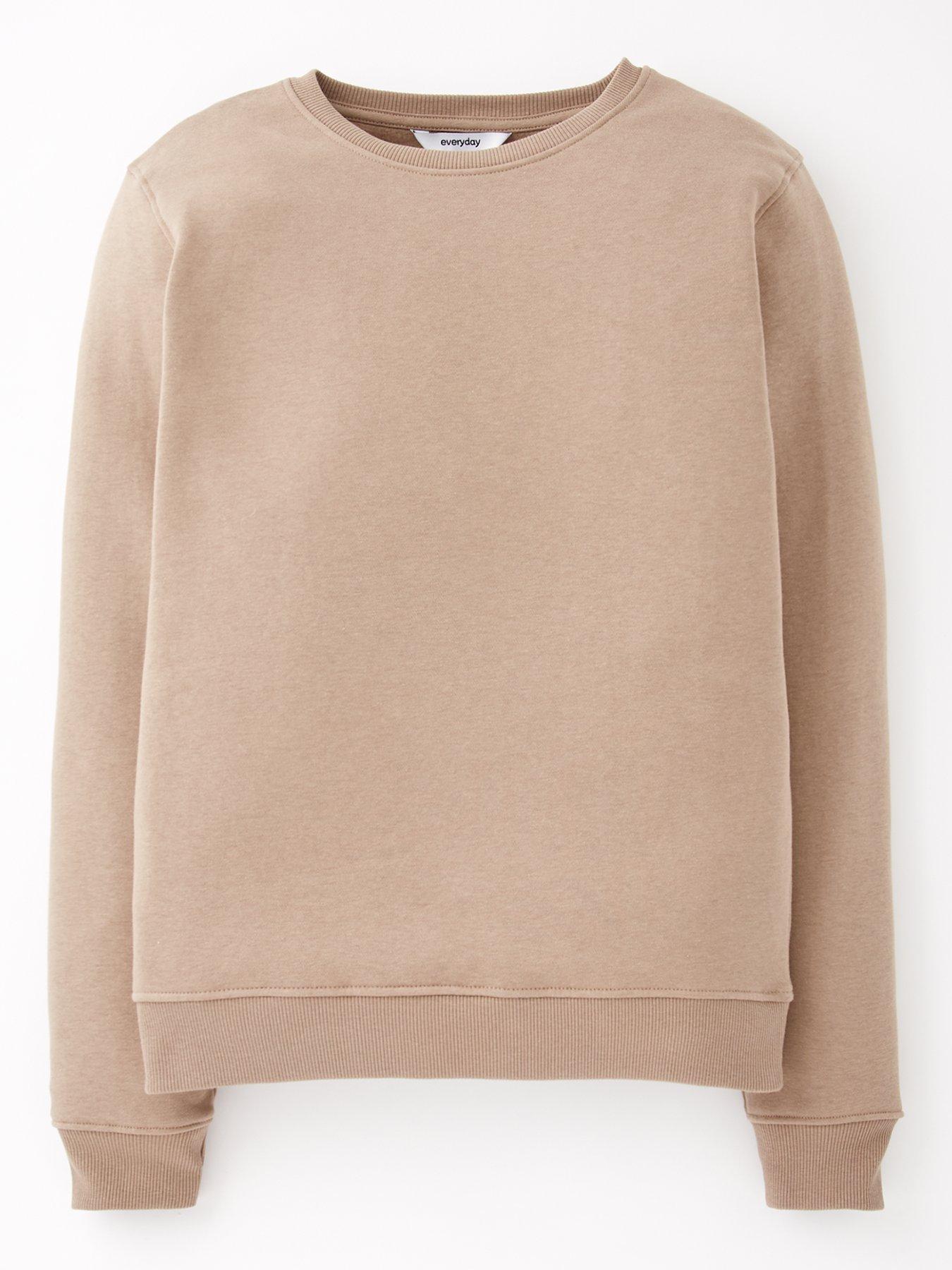 undefined Boys Crew Sweatshirt - Brown