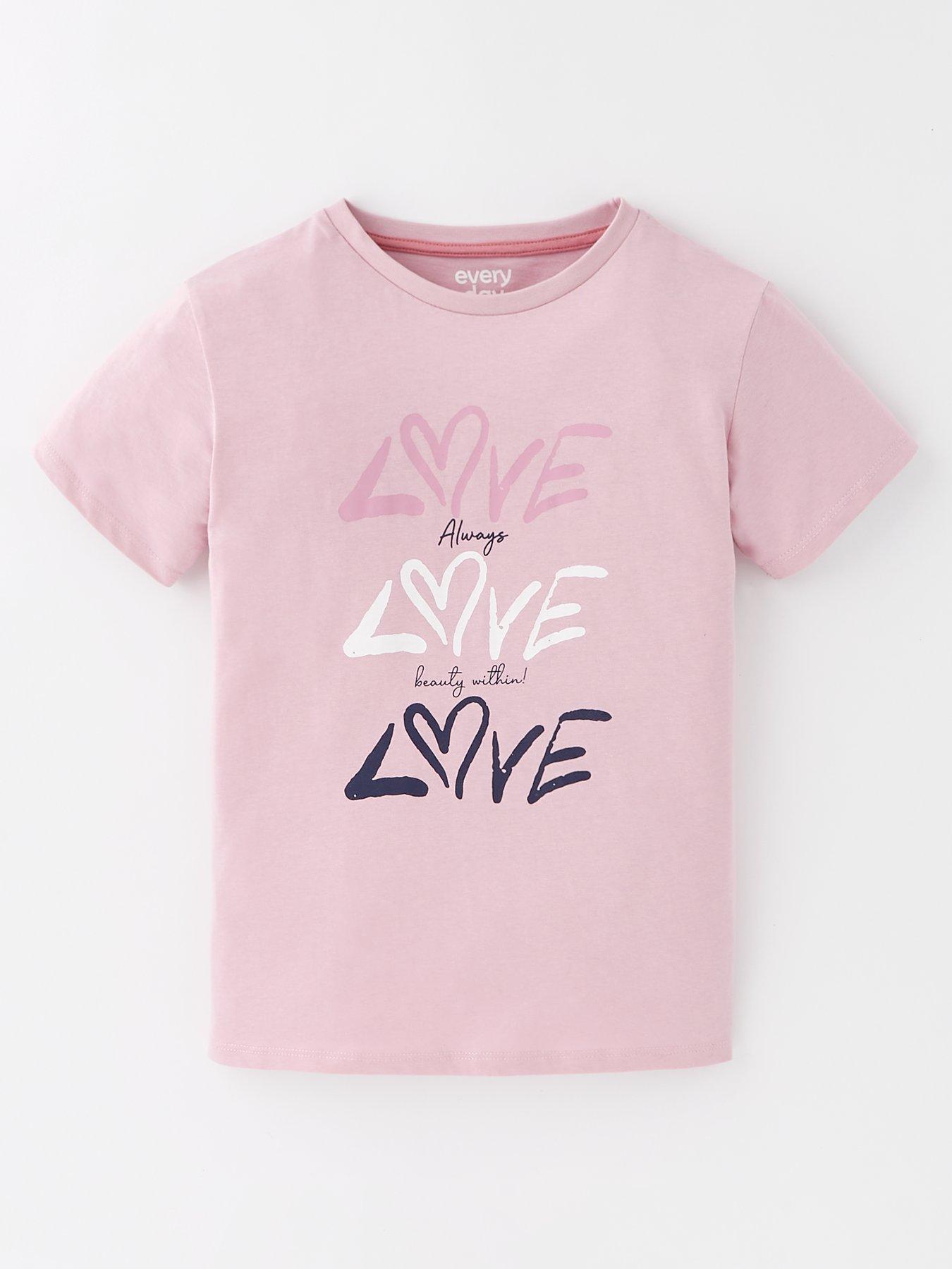 everyday-girls-single-heart-t-shirt-pink