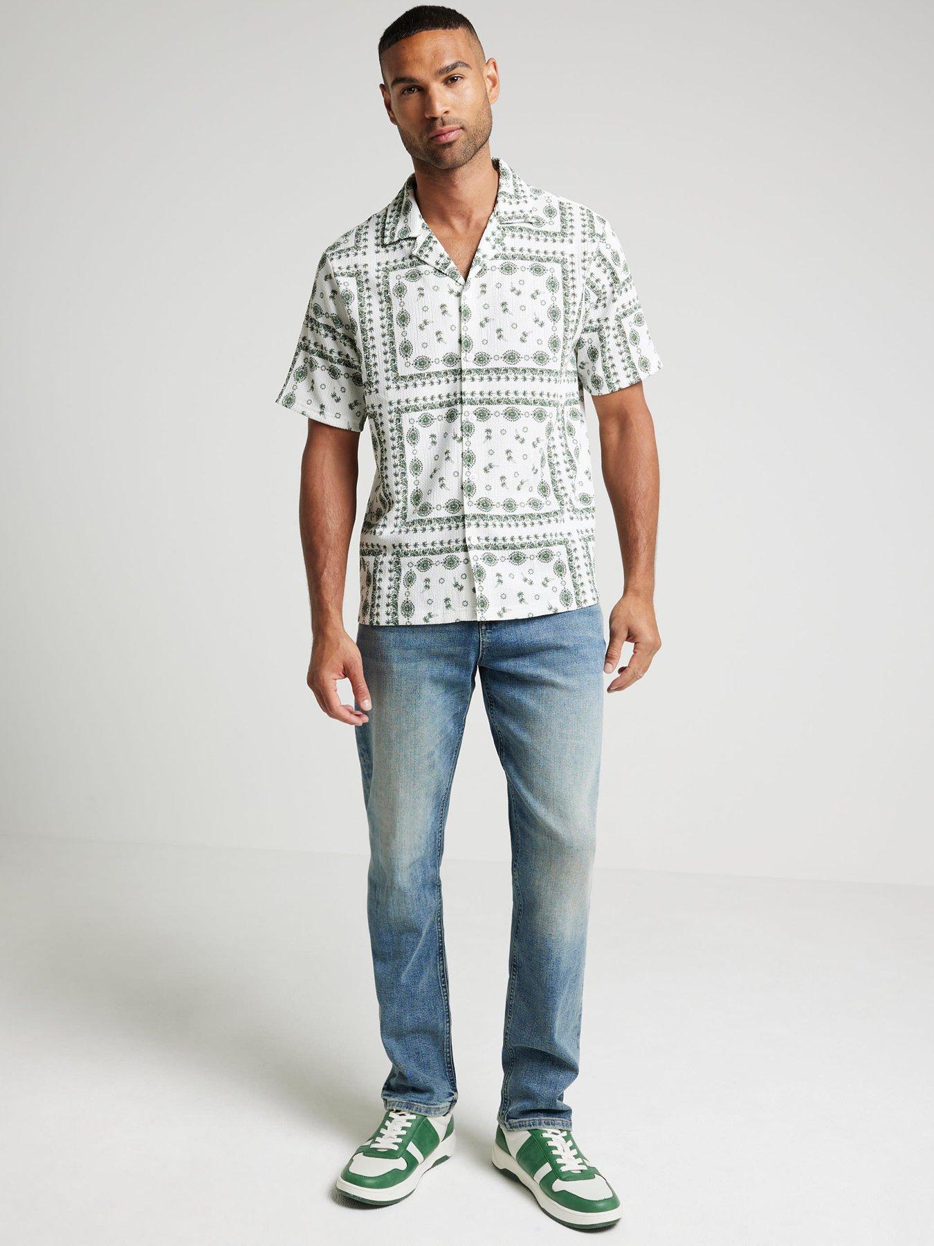 river-island-short-sleeve-bandana-crinkle-revere-collar-shirt-light-beigeback