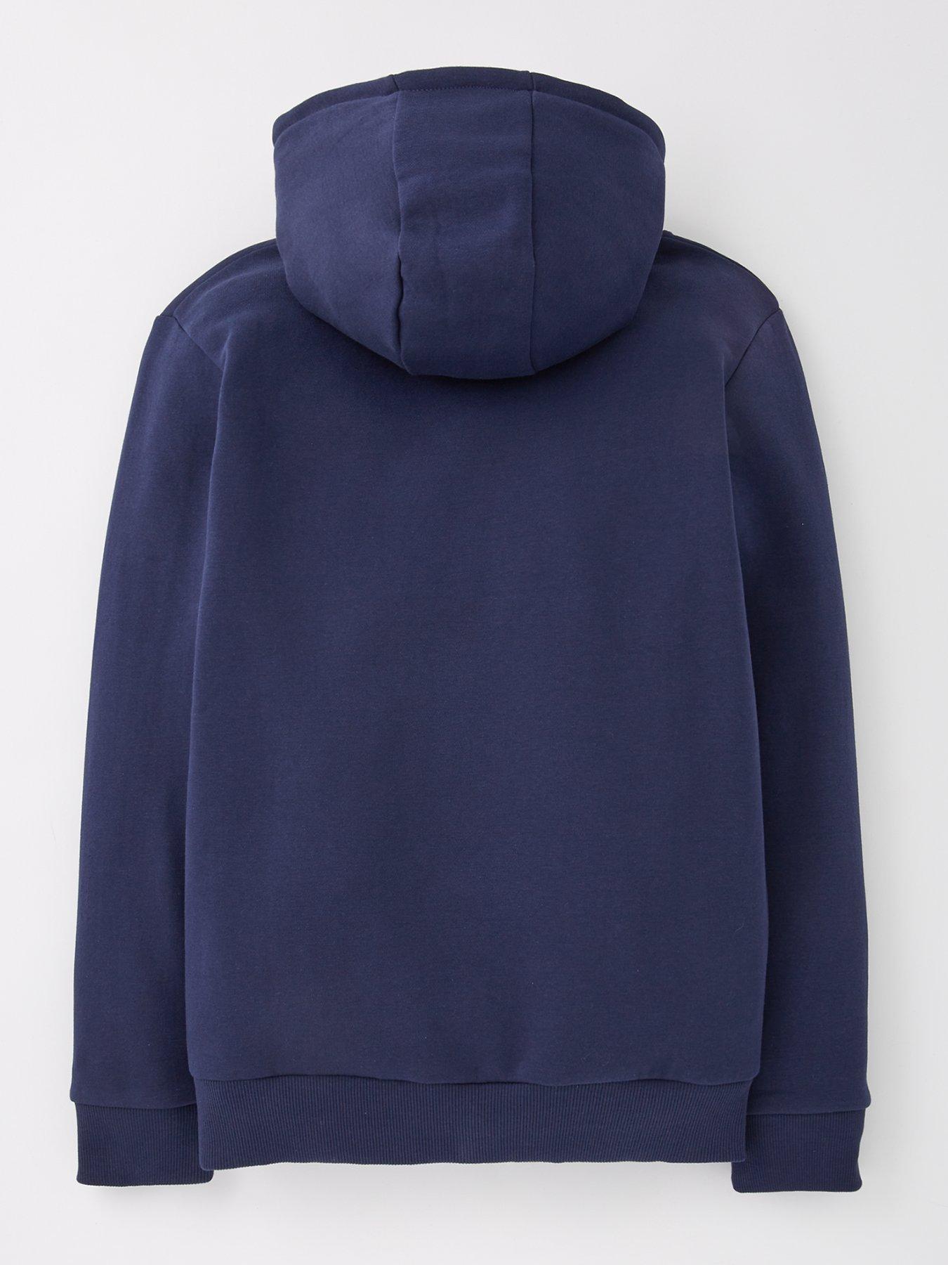 Image 2 of 4 of The Very Collection Boys Zip Through Hoodie - Navy