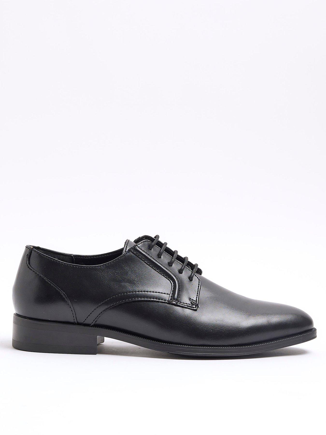 River Island Formal Point Derby Shoe - Black