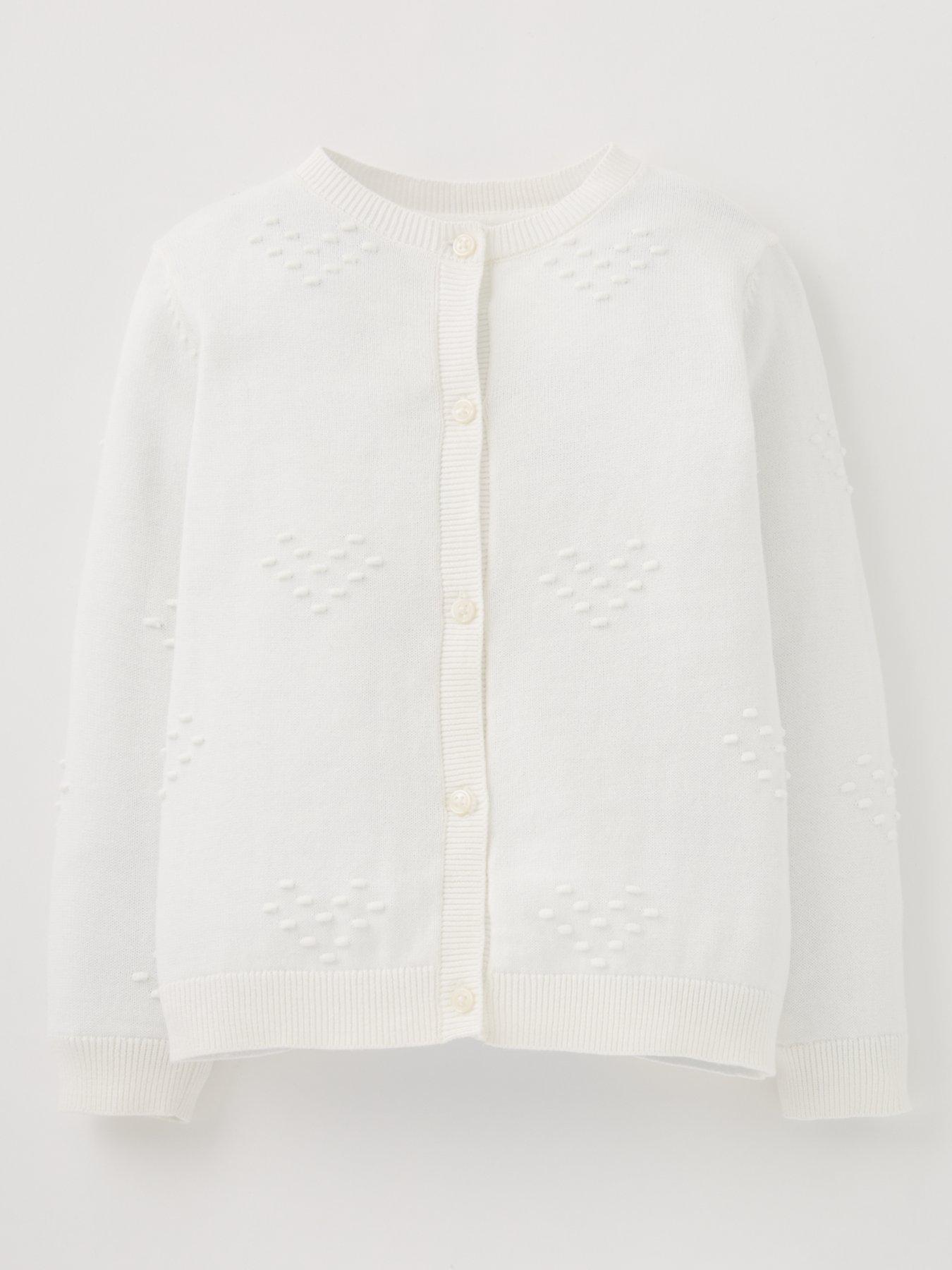 Image 1 of 4 of Everyday Girls Bobble Cardigan - Cream