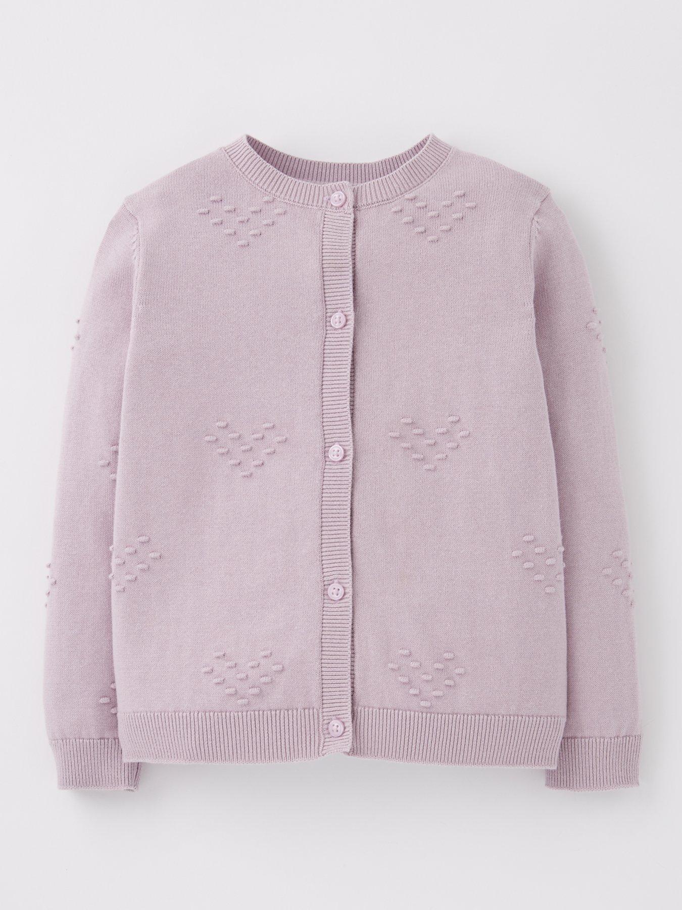 Image 1 of 4 of Everyday Girls Bobble Cardigan - Lilac