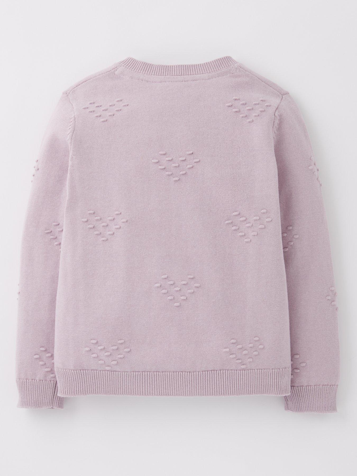 Image 2 of 4 of Everyday Girls Bobble Cardigan - Lilac