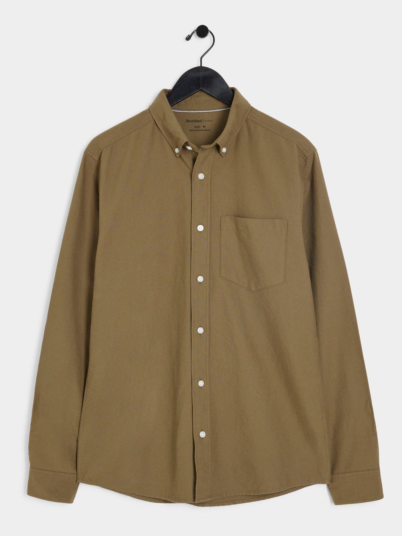 river-island-long-sleeve-new-oxford-shirt-khakidetail