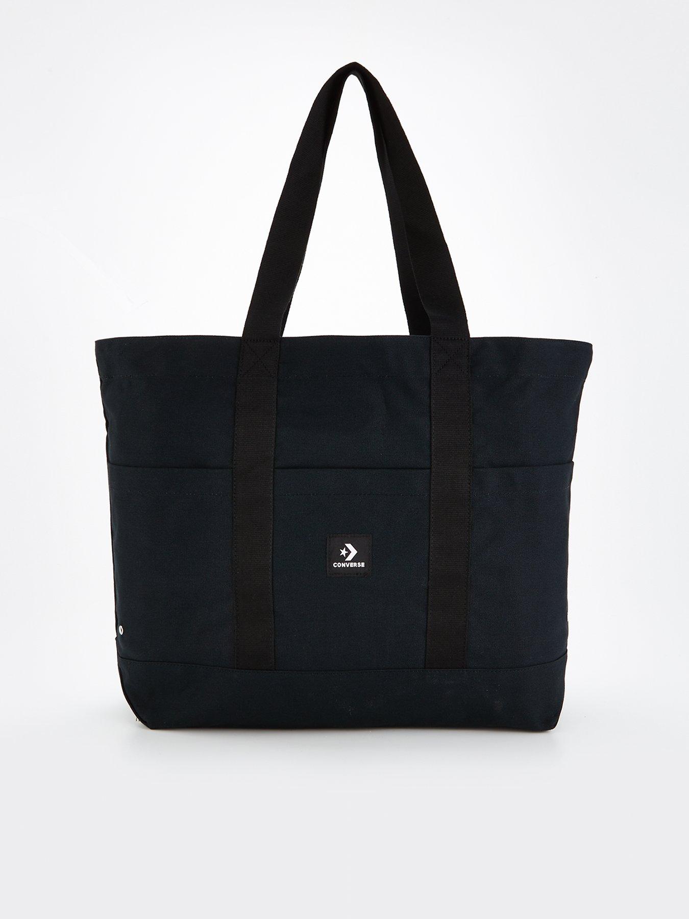 converse-unisex-star-chevron-premium-canvas-tote-blackfront