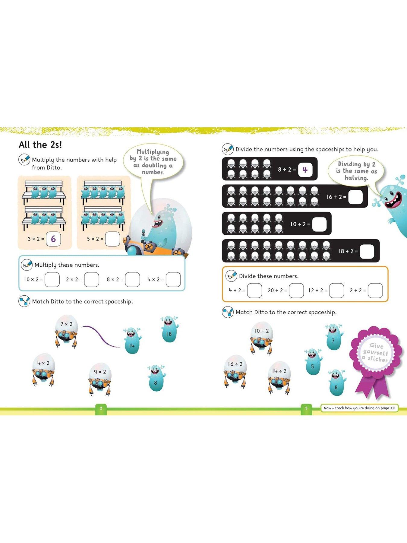 Image 6 of 7 of Progress With Oxford: Comprehension, Grammar, Multiplication, Time - Age 6-7 - 4 Book Set