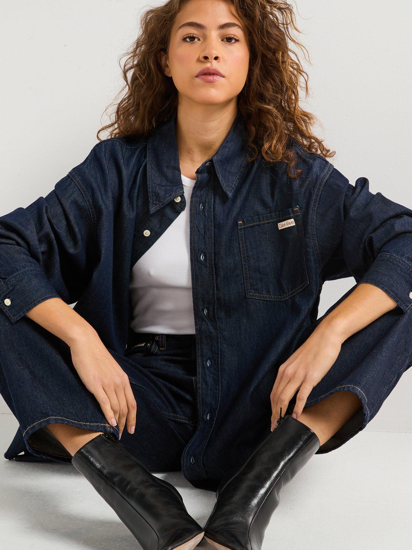 calvin-klein-jeans-oversized-denim-shirt-navyoutfit