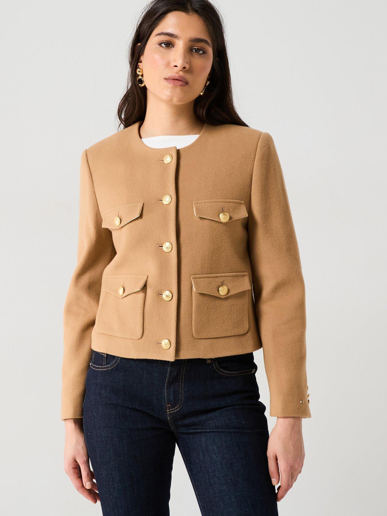 tommy-hilfiger-cropped-wool-button-jacket-brown