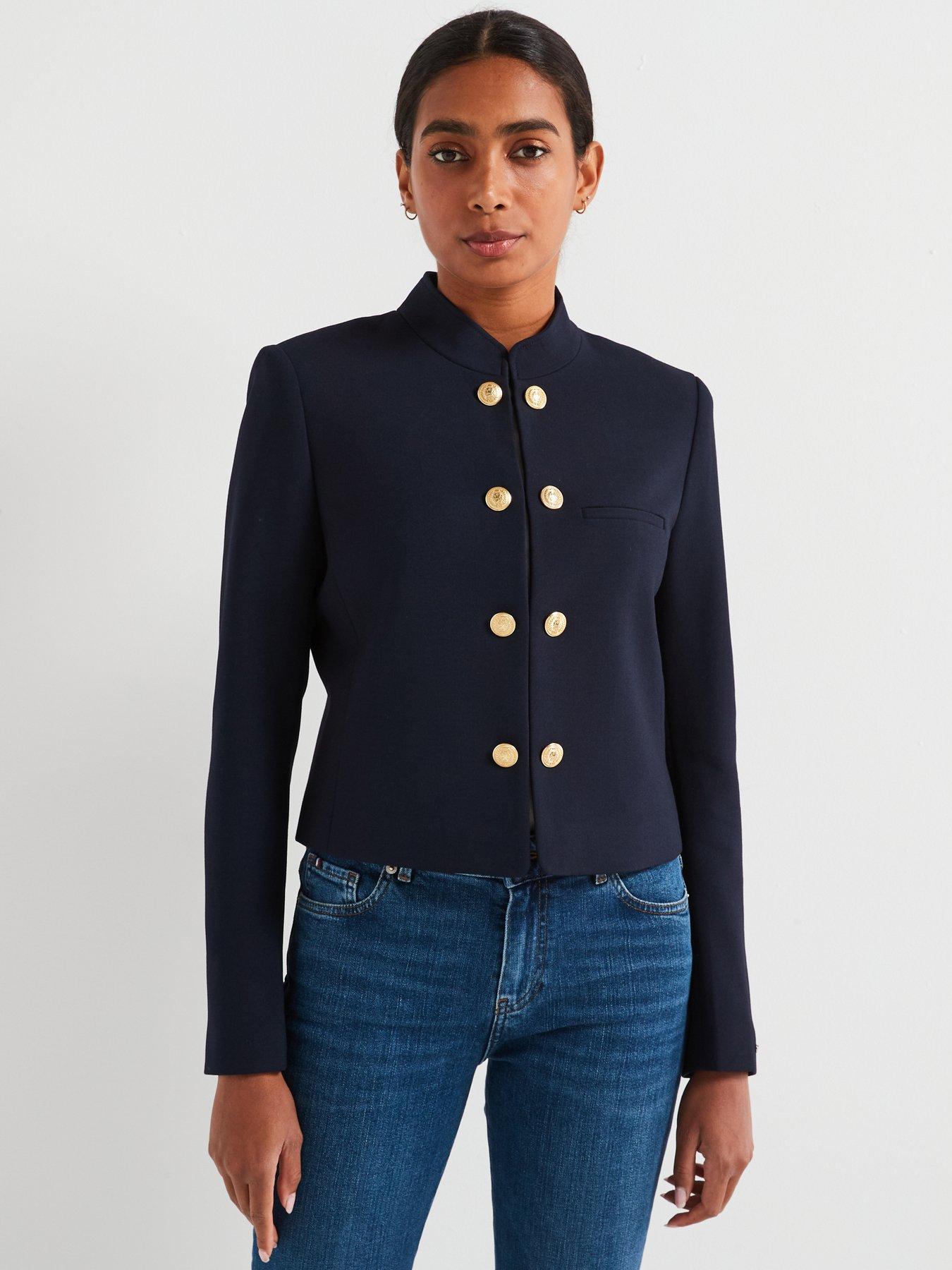 tommy-hilfiger-gold-button-cropped-blazer-navydetail