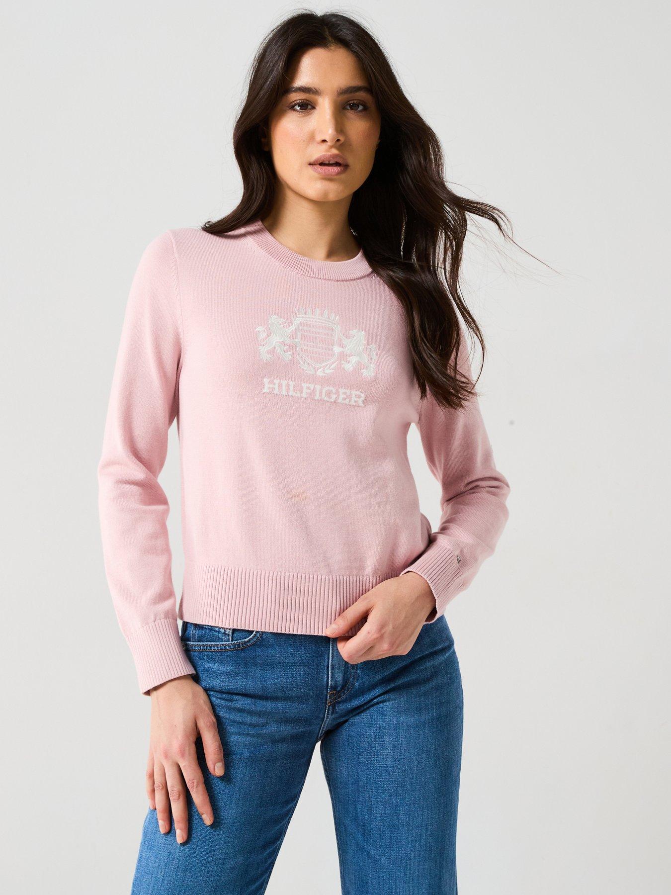 tommy-hilfiger-crest-logo-knitted-jumper-pink