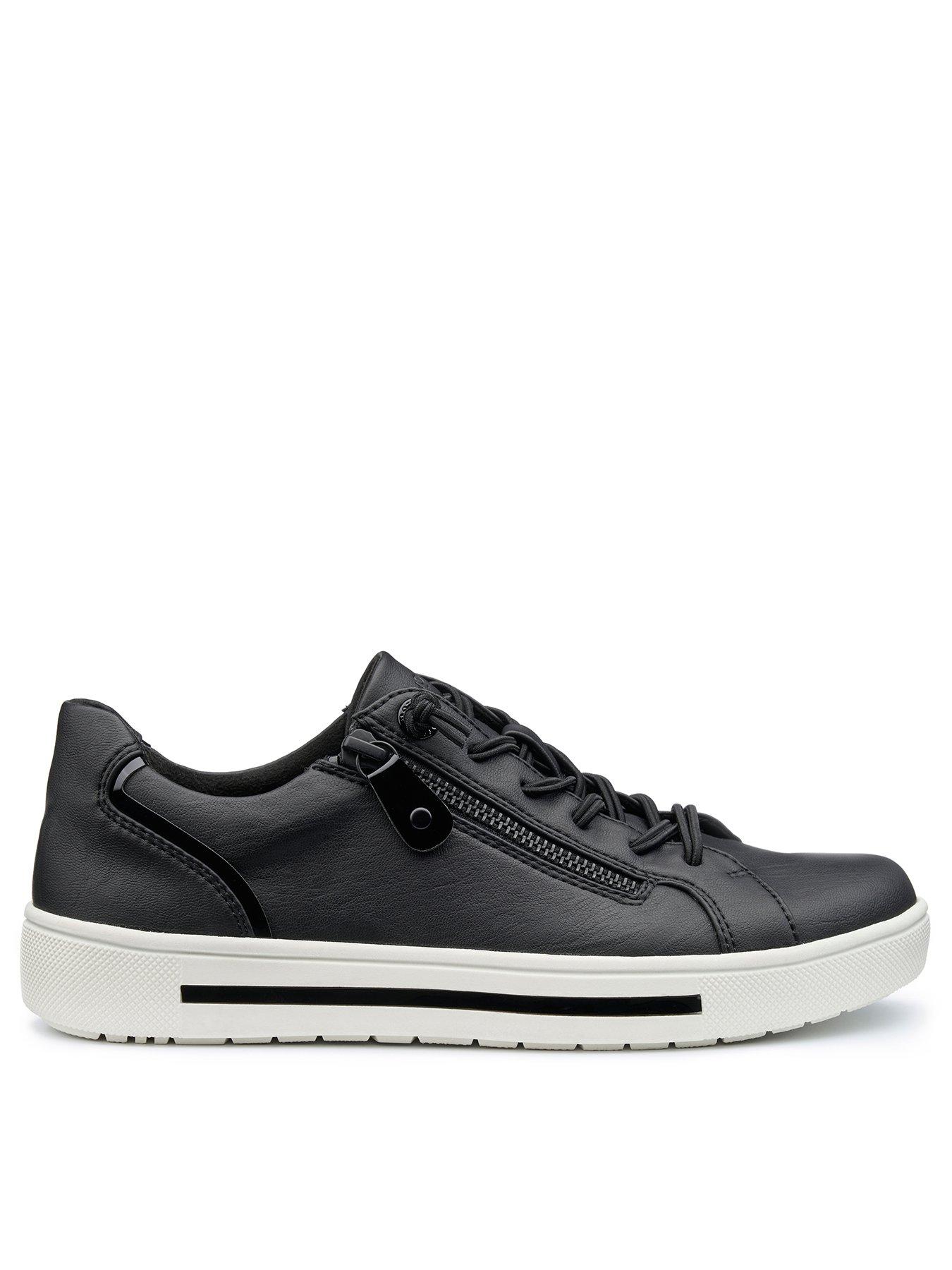 hotter-leo-wide-trainer-blackfront