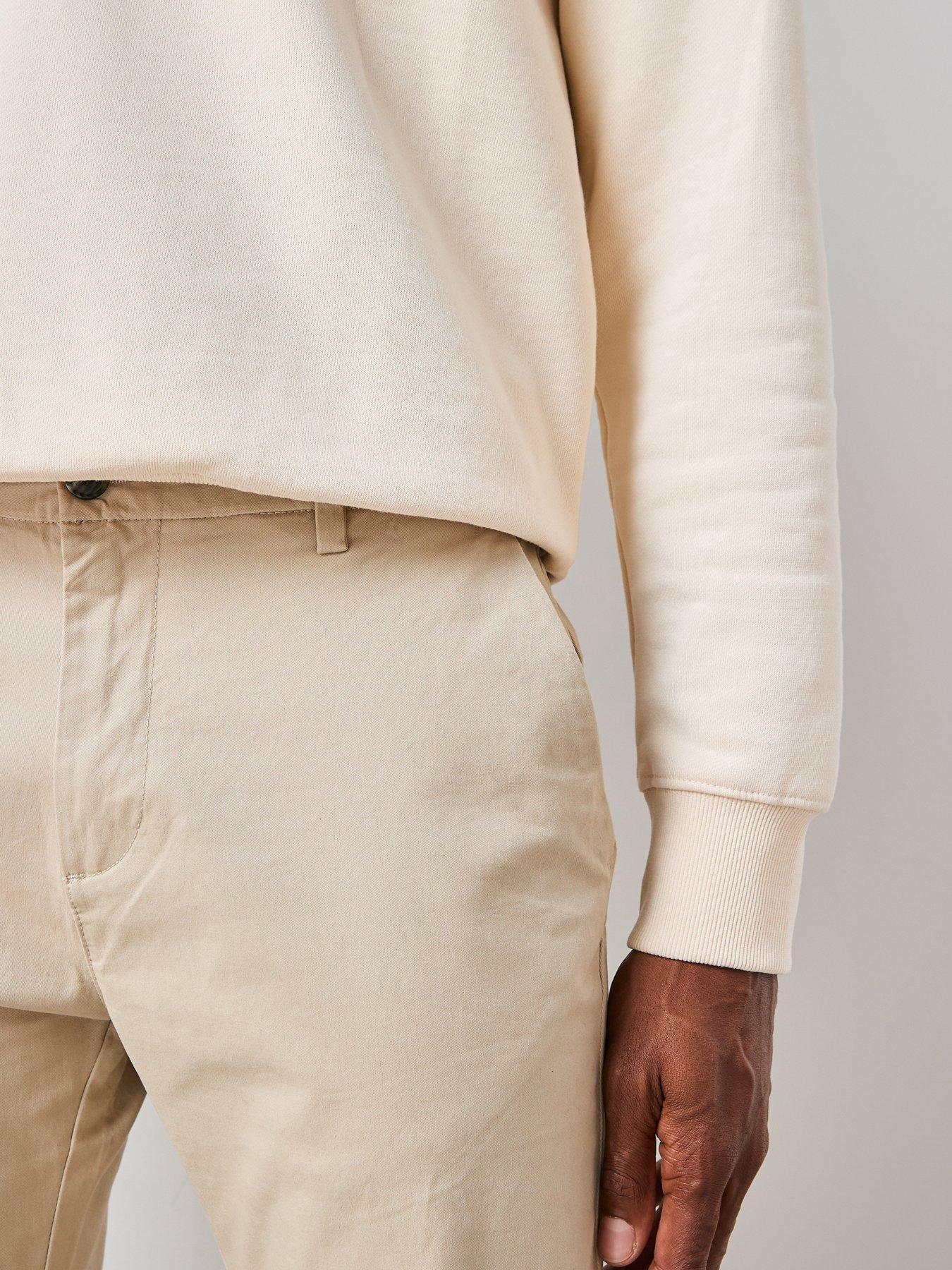 Image 6 of 6 of The Very Collection Slim Stretch Chino Trousers - Natural