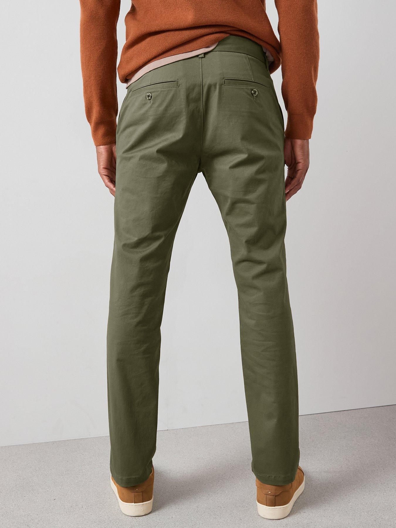 Image 2 of 6 of The Very Collection Slim Stretch Chino Trousers - Khaki