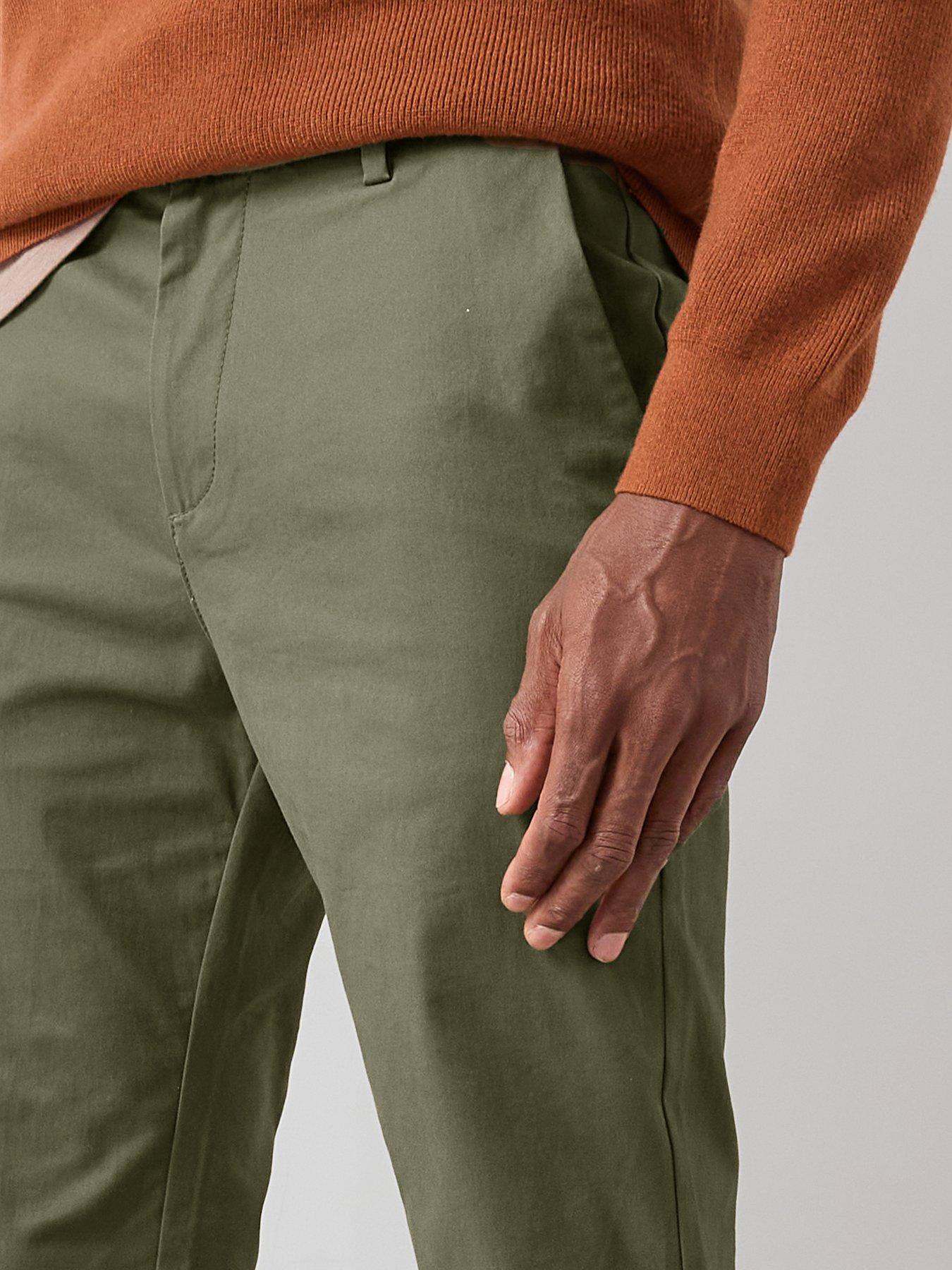 Image 6 of 6 of The Very Collection Slim Stretch Chino Trousers - Khaki
