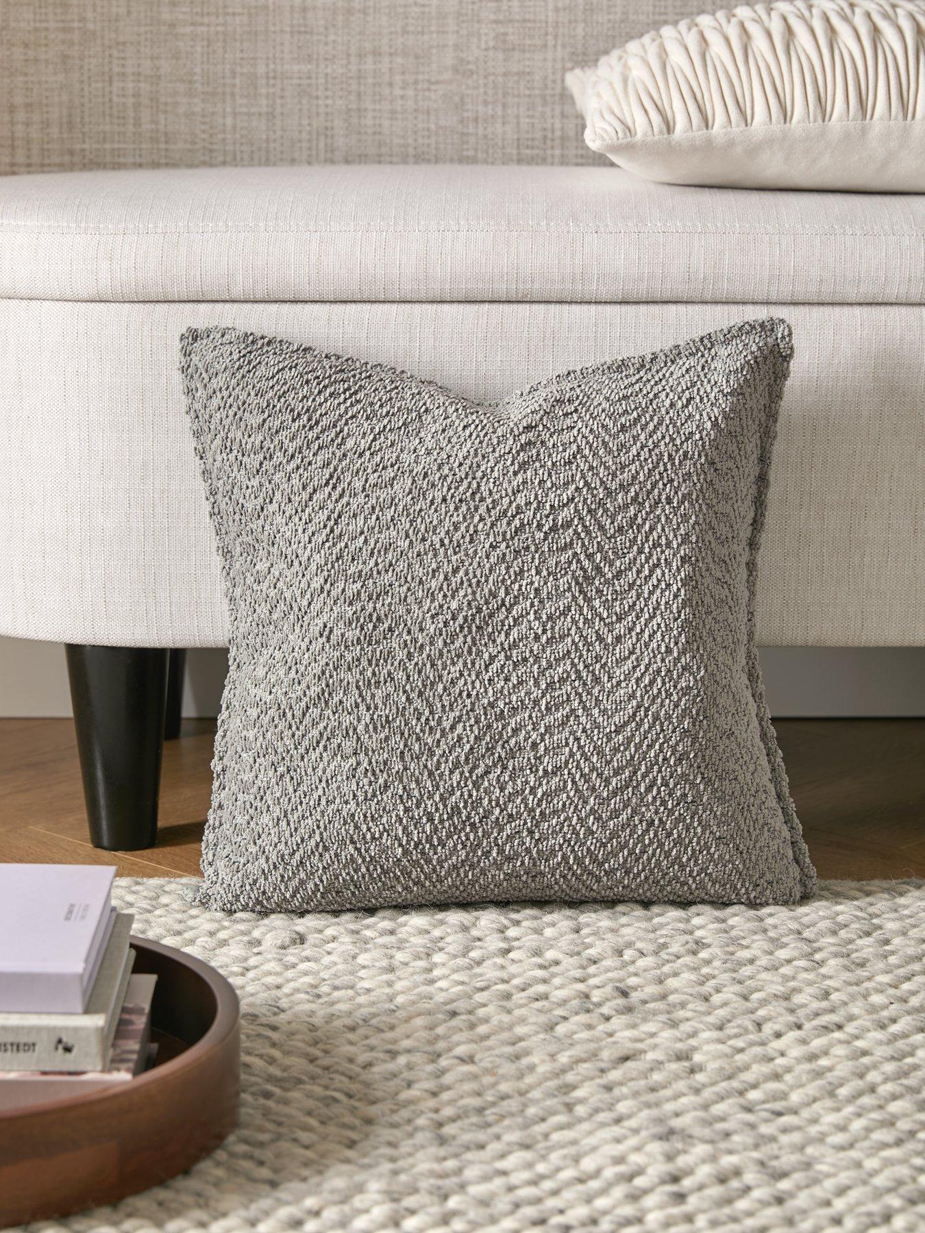 undefined Mottled Boucle Cushion 45 X 45cm