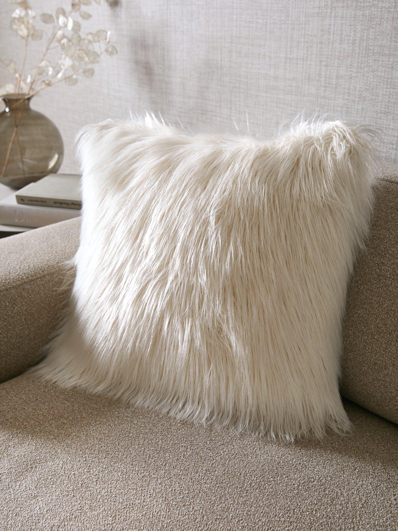 undefined Mongolian Faux Fur Cushion 50 X 50cm