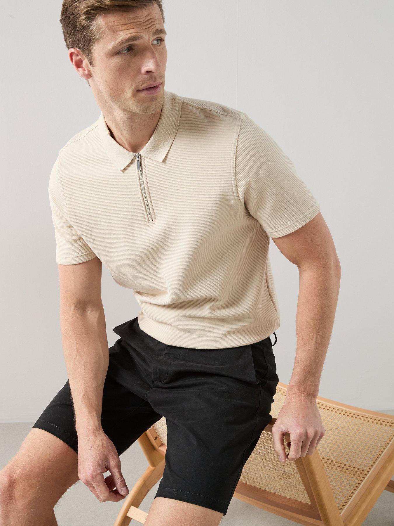 Image 6 of 6 of Brooker Slim Stretch Chino Shorts - Black