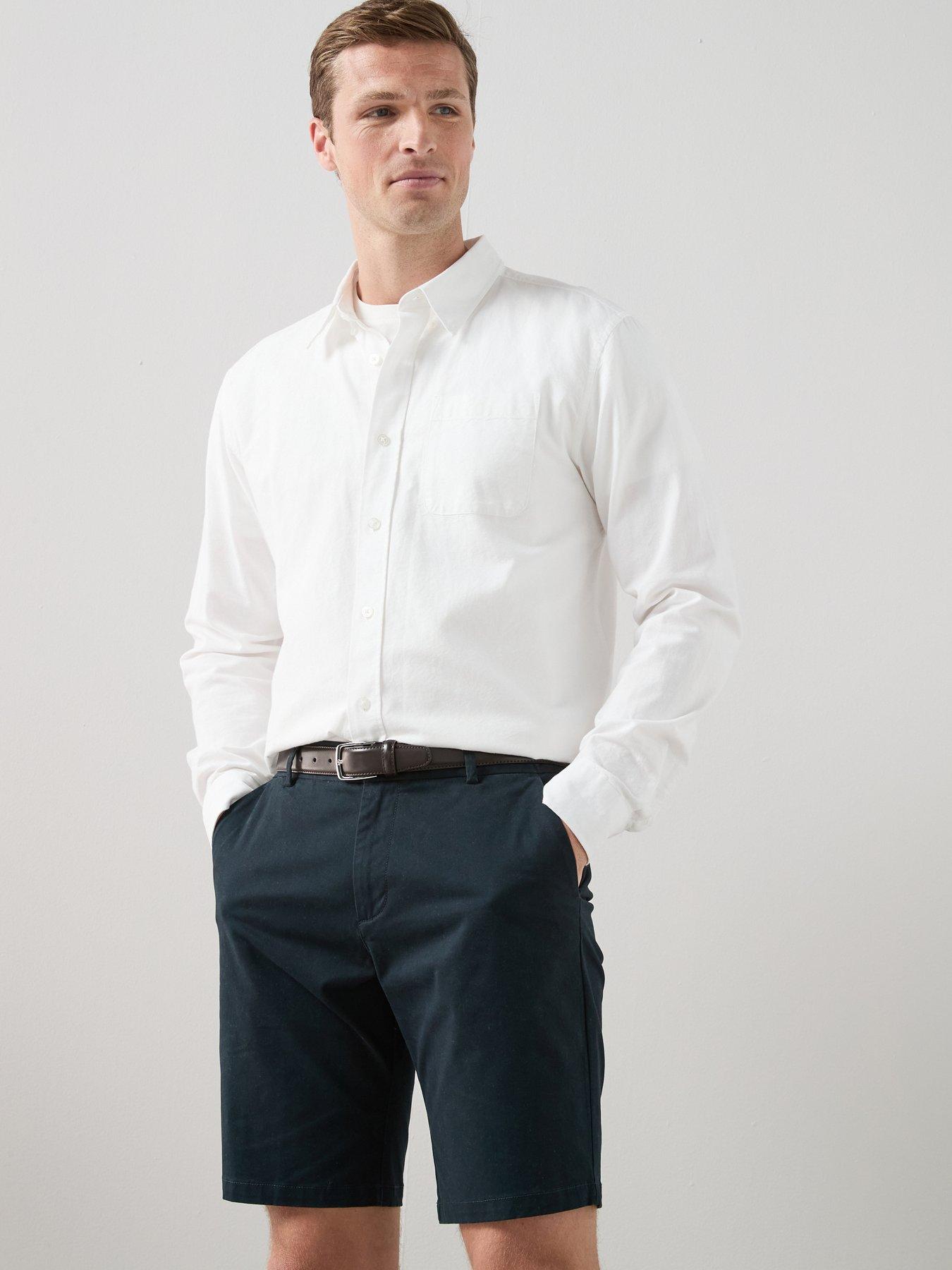 The Very Collection Slim Fit Chino Short With Stretch - Navy | Very Ireland