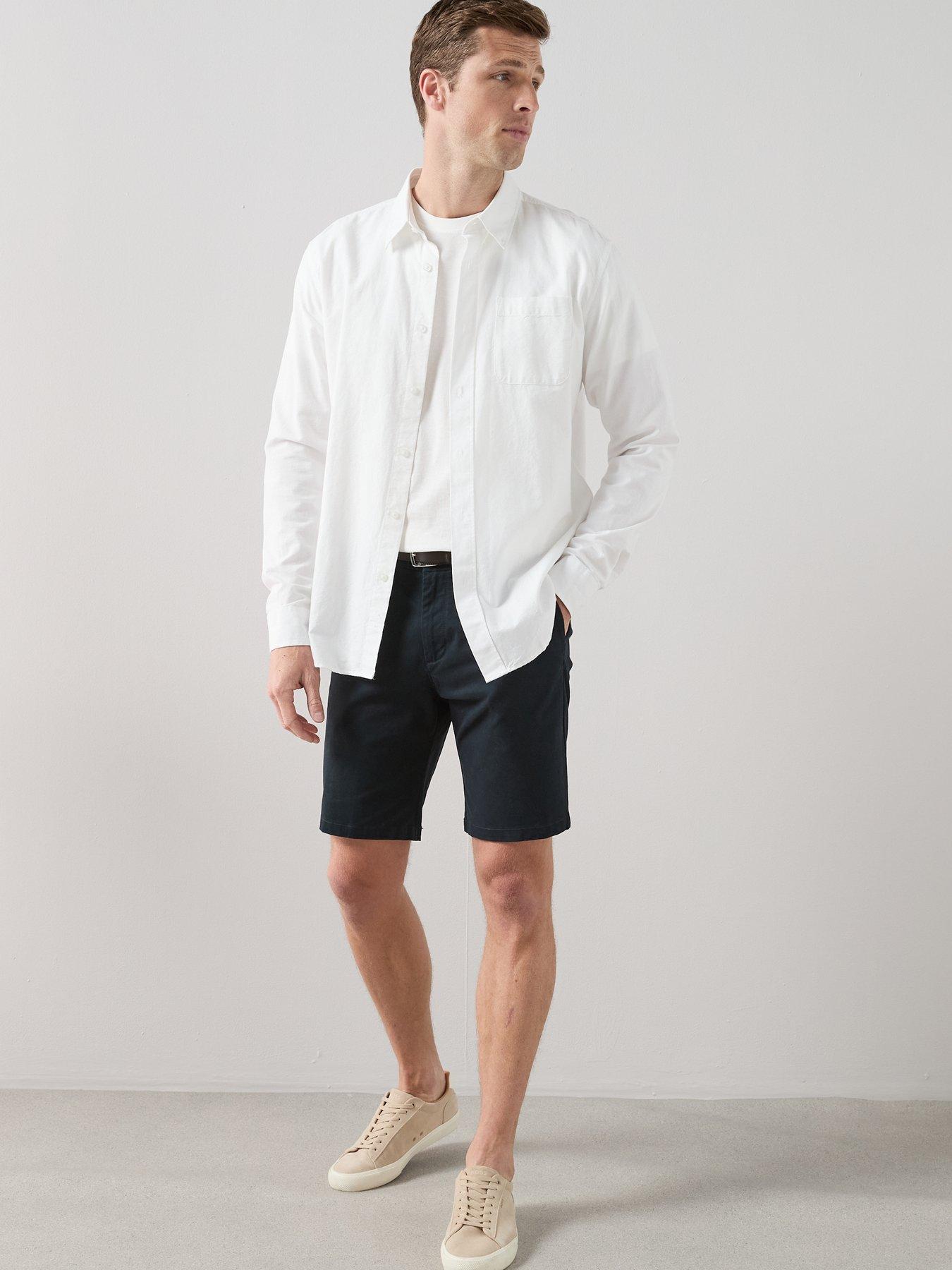 Image 3 of 6 of The Very Collection Slim Fit Chino Short With Stretch - Navy